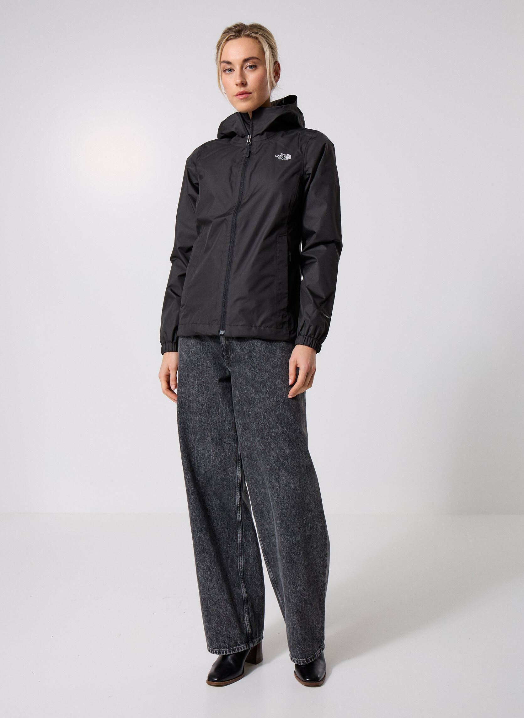 Vestes imperméable W Quest Jacket - Eu femme noir The North Face Vestes imperméable W Quest Jacket - Eu femme noir TNF BLACK/FOIL GREY