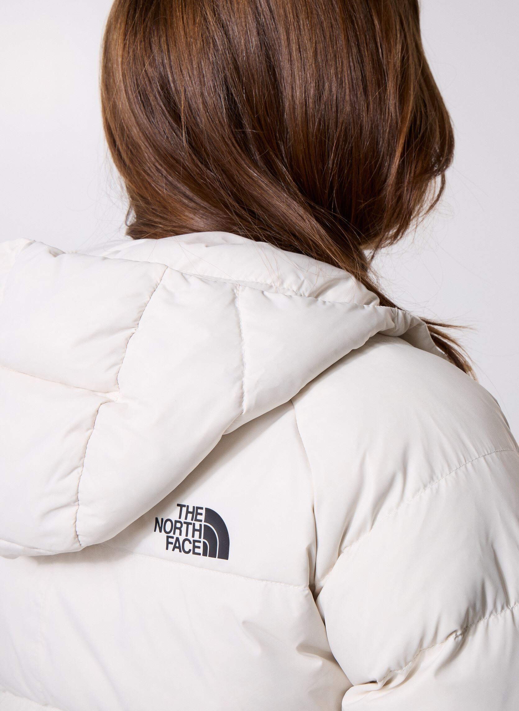 Gewatteerde jassen W Hyalite Down Hoodie dames wit The North Face Gewatteerde jassen W Hyalite Down Hoodie dames wit WHITE DUNE