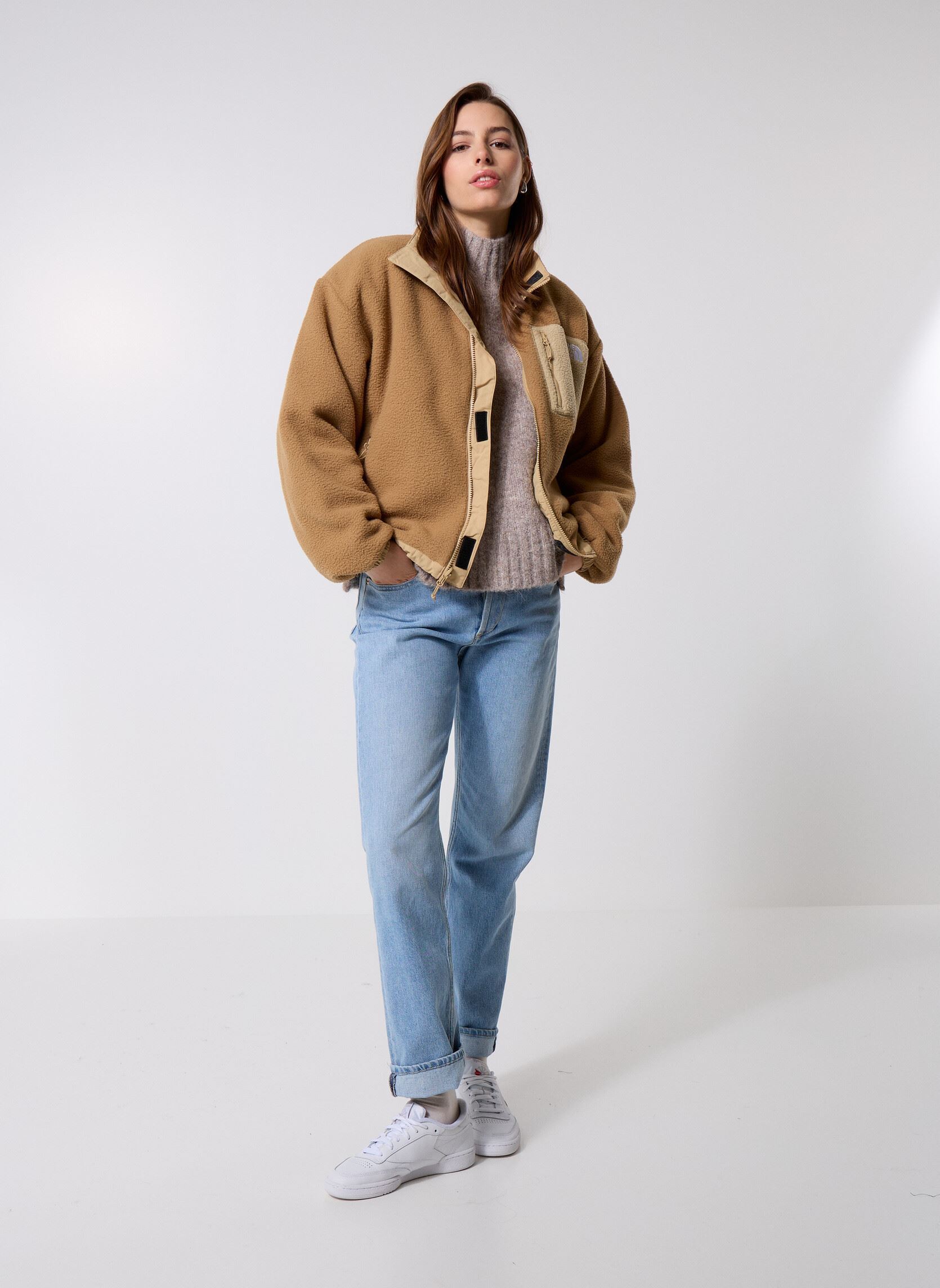 Fleece-Jacken W Yumiori Reversible Jacket damen braun The North Face Fleece-Jacken W Yumiori Reversible Jacket damen braun KHAKI STONE/UTILITY BROWN