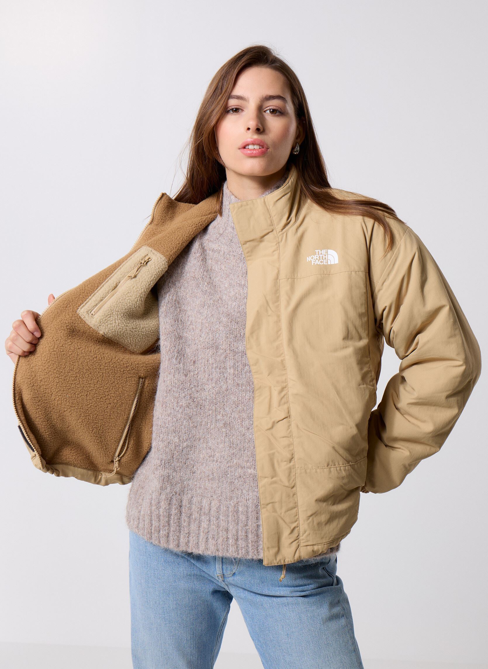 Fleece-Jacken W Yumiori Reversible Jacket damen braun The North Face Fleece-Jacken W Yumiori Reversible Jacket damen braun KHAKI STONE/UTILITY BROWN