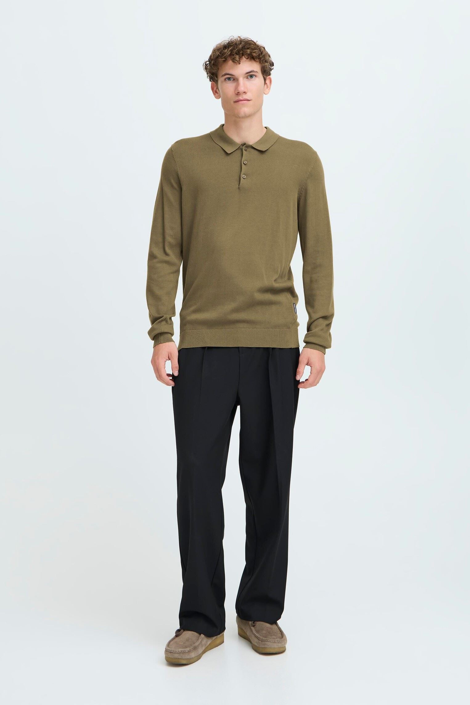 Polos manches courtes Cfosvald Fine Knitted Polo Knit homme vert Casual Friday Polos manches courtes Cfosvald Fine Knitted Polo Knit homme vert SEA TURTLE