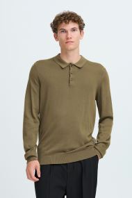 Polos manches courtes Cfosvald Fine Knitted Polo Knit homme bleu