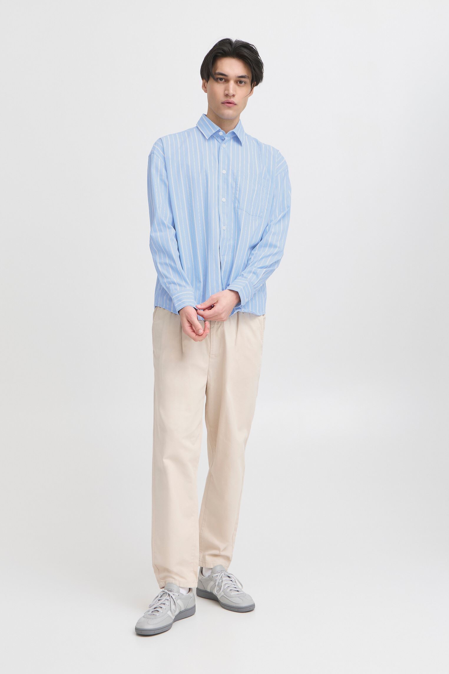 Chemises Cfmartis Ls Relaxed Striped Shirt homme bleu Casual Friday Chemises Cfmartis Ls Relaxed Striped Shirt homme bleu VISTA BLUE