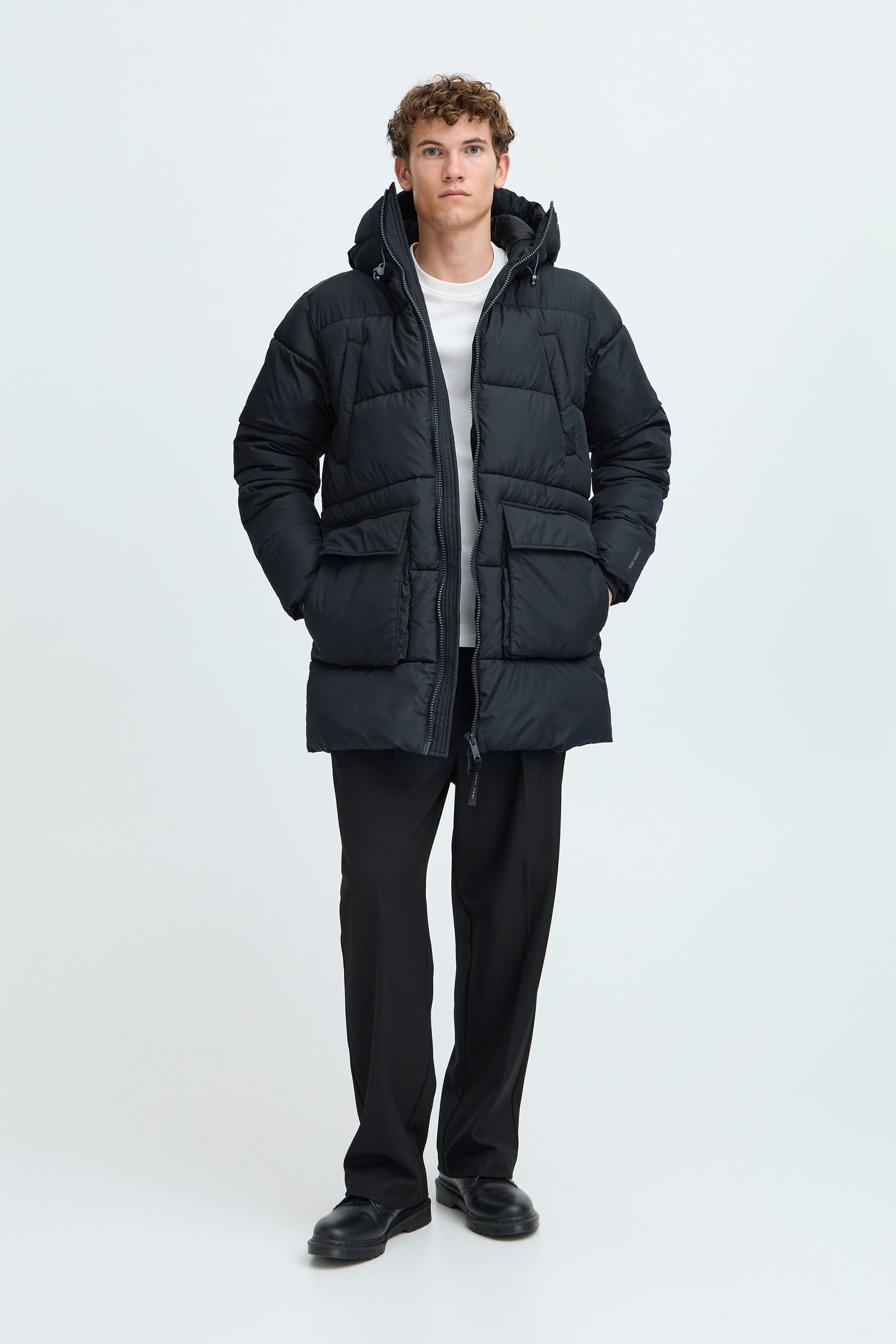 Doudounes Cfnewton 0216 Long Puffer Jacket homme bleu Casual Friday Doudounes Cfnewton 0216 Long Puffer Jacket homme bleu DARK NAVY