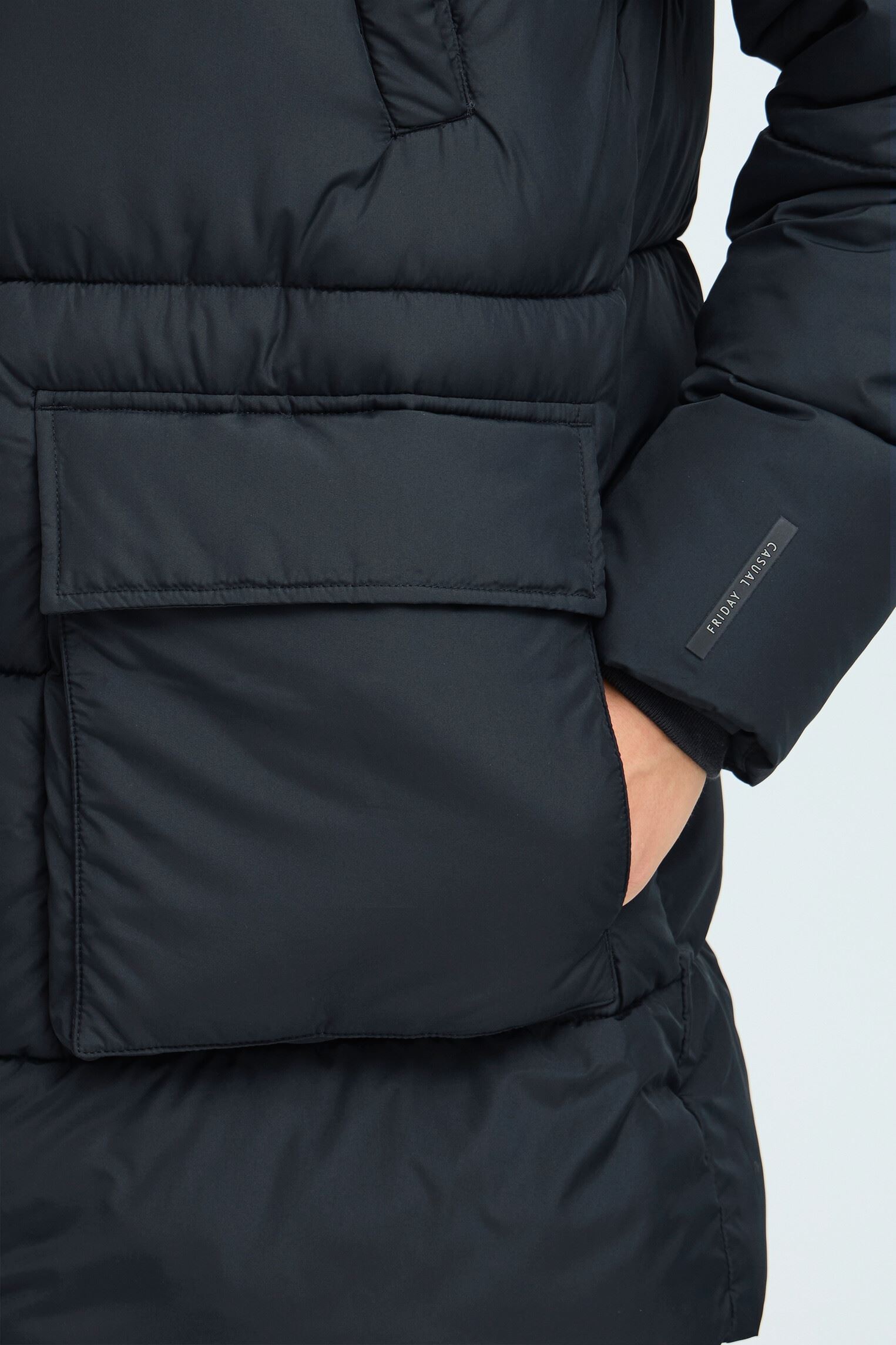 Doudounes Cfnewton 0216 Long Puffer Jacket homme bleu Casual Friday Doudounes Cfnewton 0216 Long Puffer Jacket homme bleu DARK NAVY