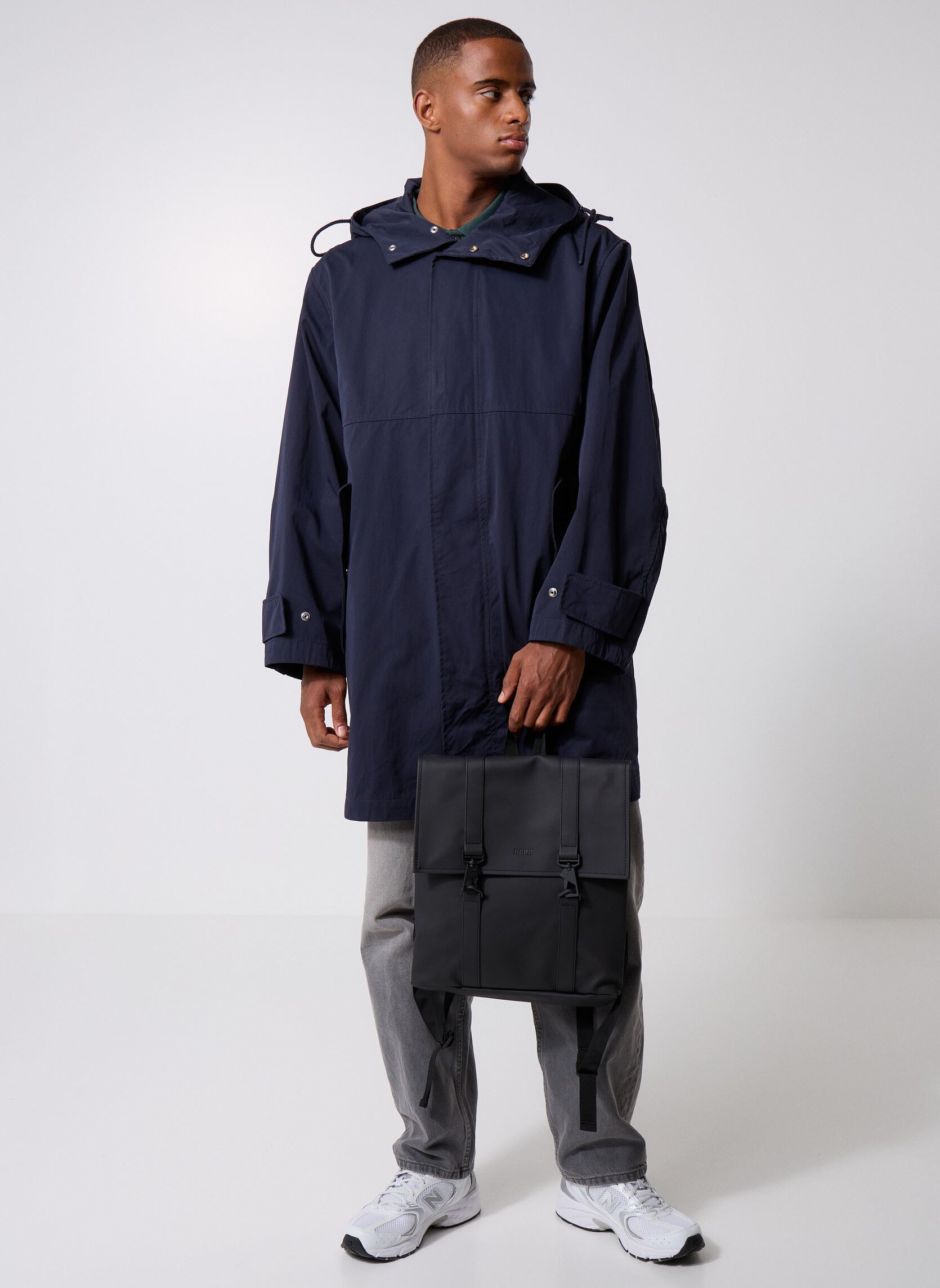 Winterjas Cfbriston Long Parka Coat heren blauw Casual Friday Winterjas Cfbriston Long Parka Coat heren blauw DARK NAVY