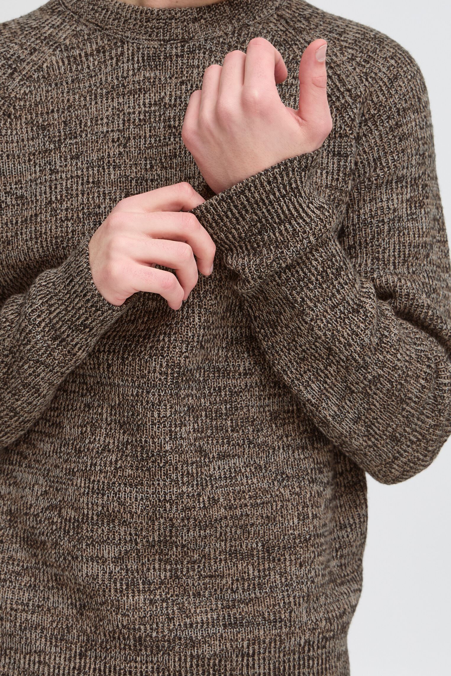 Pulls Cfwalthe Crew Neck Knit homme vert Casual Friday Pulls Cfwalthe Crew Neck Knit homme vert BLACK OLIVE MELANGE