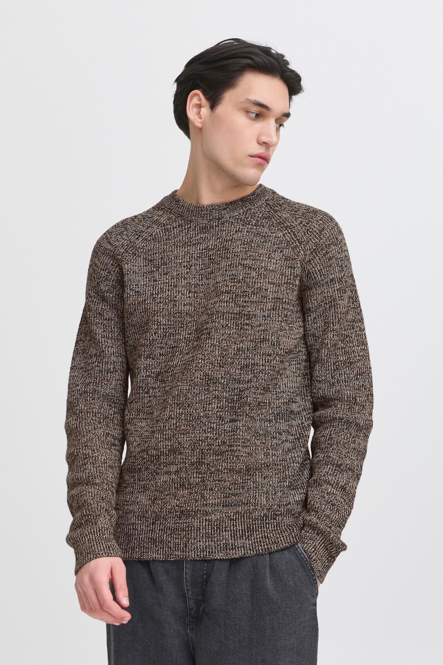 Pulls Cfwalthe Crew Neck Knit homme vert Casual Friday Pulls Cfwalthe Crew Neck Knit homme vert BLACK OLIVE MELANGE