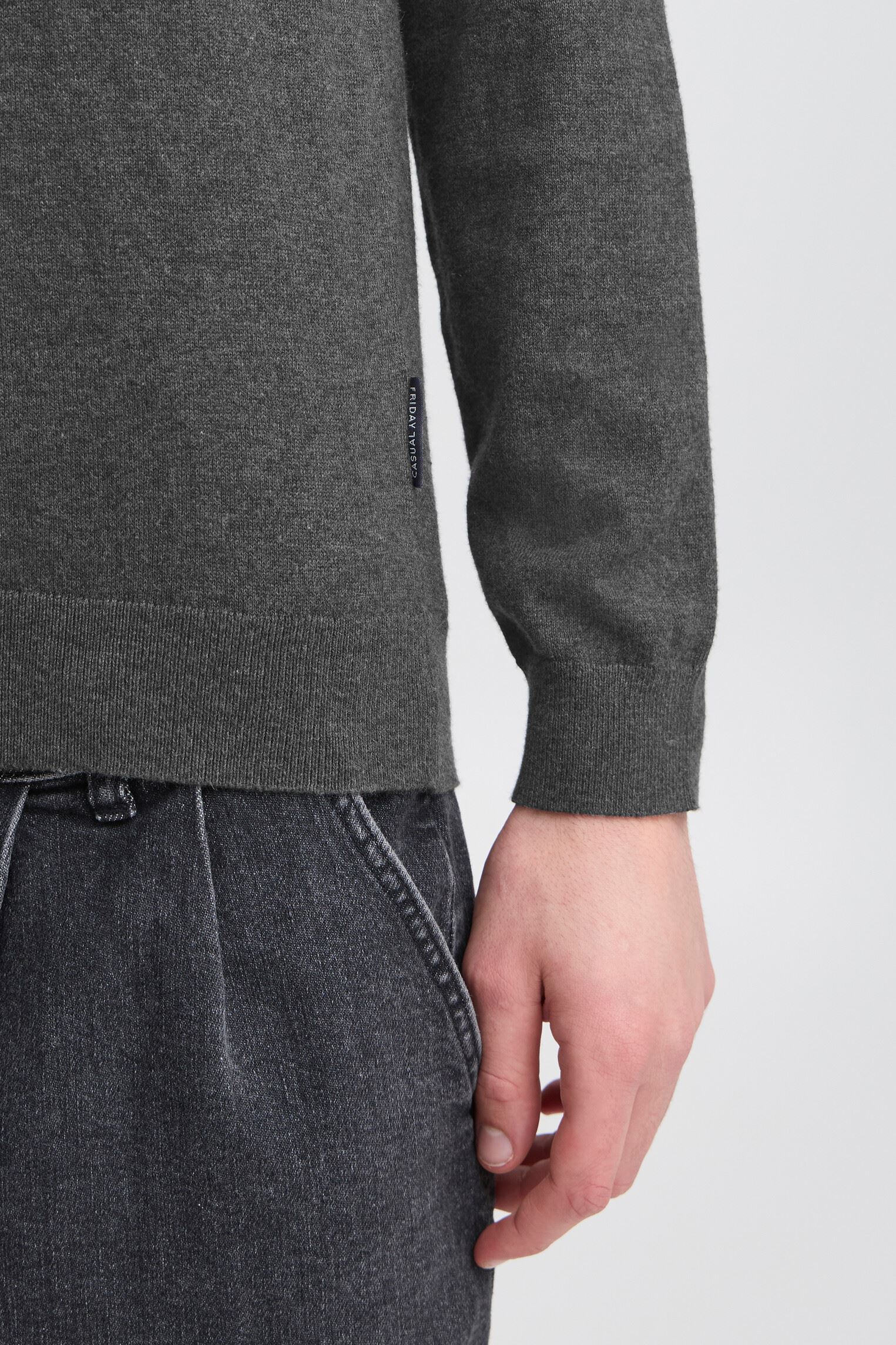 Polos manches courtes Cffrode 0226 Polo Knit homme gris Casual Friday Polos manches courtes Cffrode 0226 Polo Knit homme gris DARK GREY MELANGE
