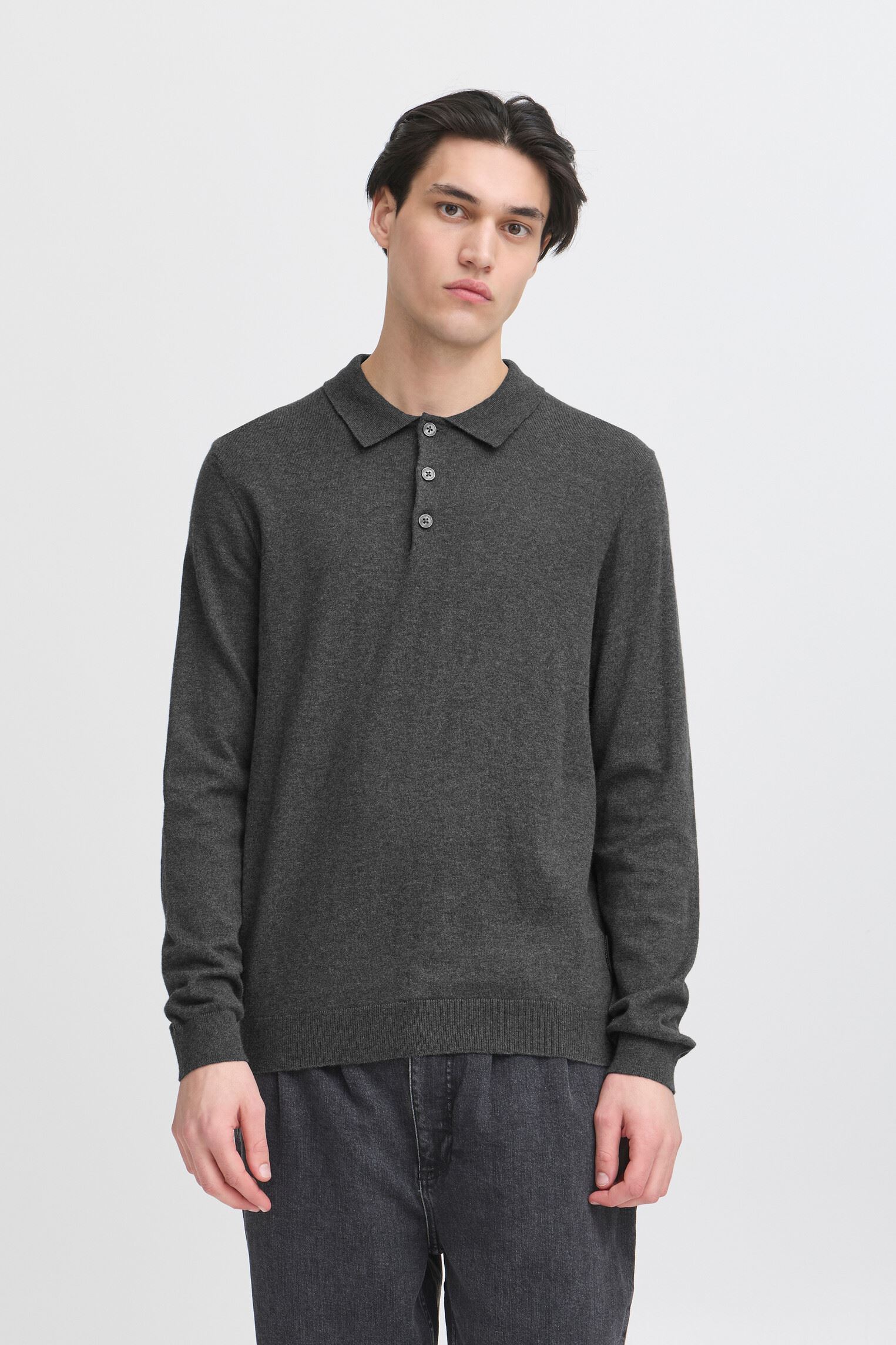 Polos manches courtes Cffrode 0226 Polo Knit homme gris Casual Friday Polos manches courtes Cffrode 0226 Polo Knit homme gris DARK GREY MELANGE