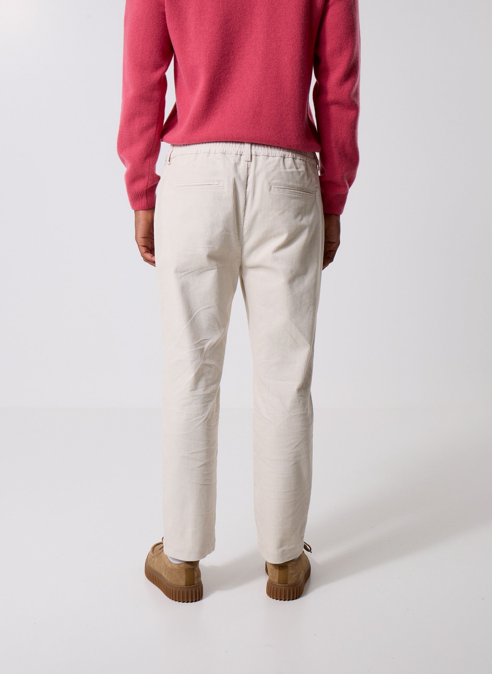 Pantalons droits Cfmarc 0228 Corduroy Pants homme blanc Casual Friday Pantalons droits Cfmarc 0228 Corduroy Pants homme blanc RAINY DAY