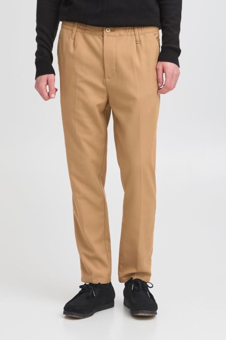 Casual Friday Pantalons droits Cfmarc Stretch Pants homme beige