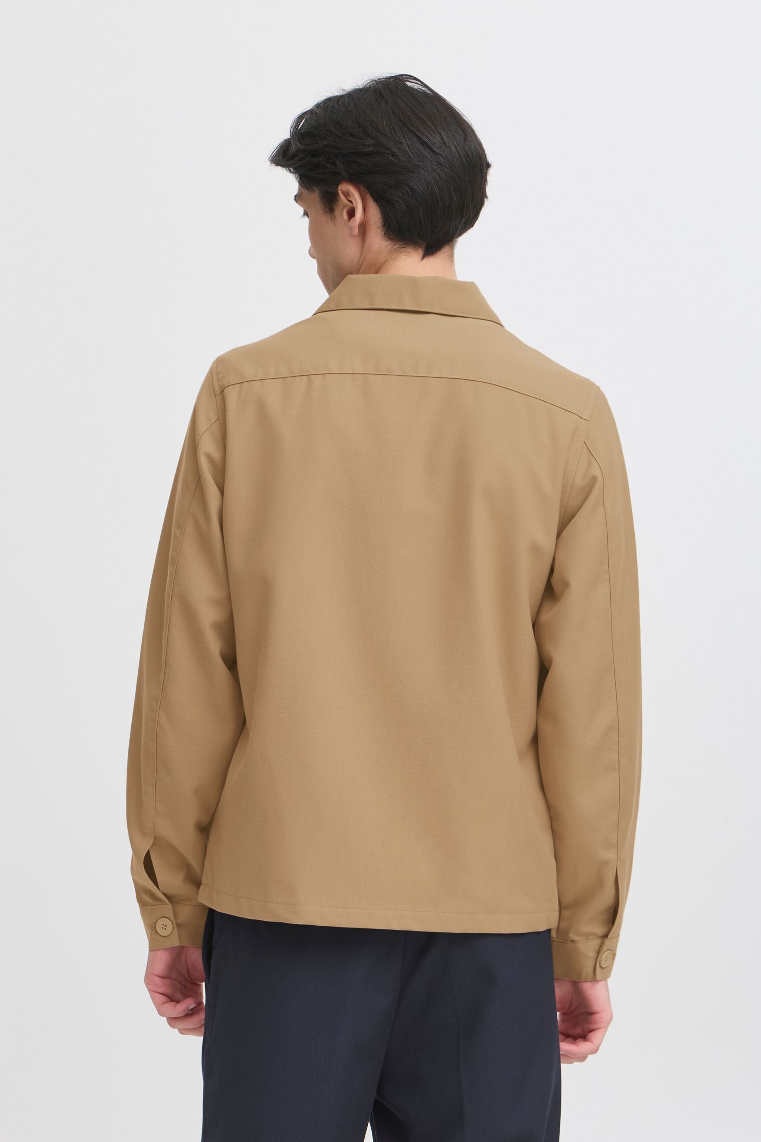 Jacken Cfmarco Stretch Shacket herren beige Casual Friday Jacken Cfmarco Stretch Shacket herren beige SILVER MINK
