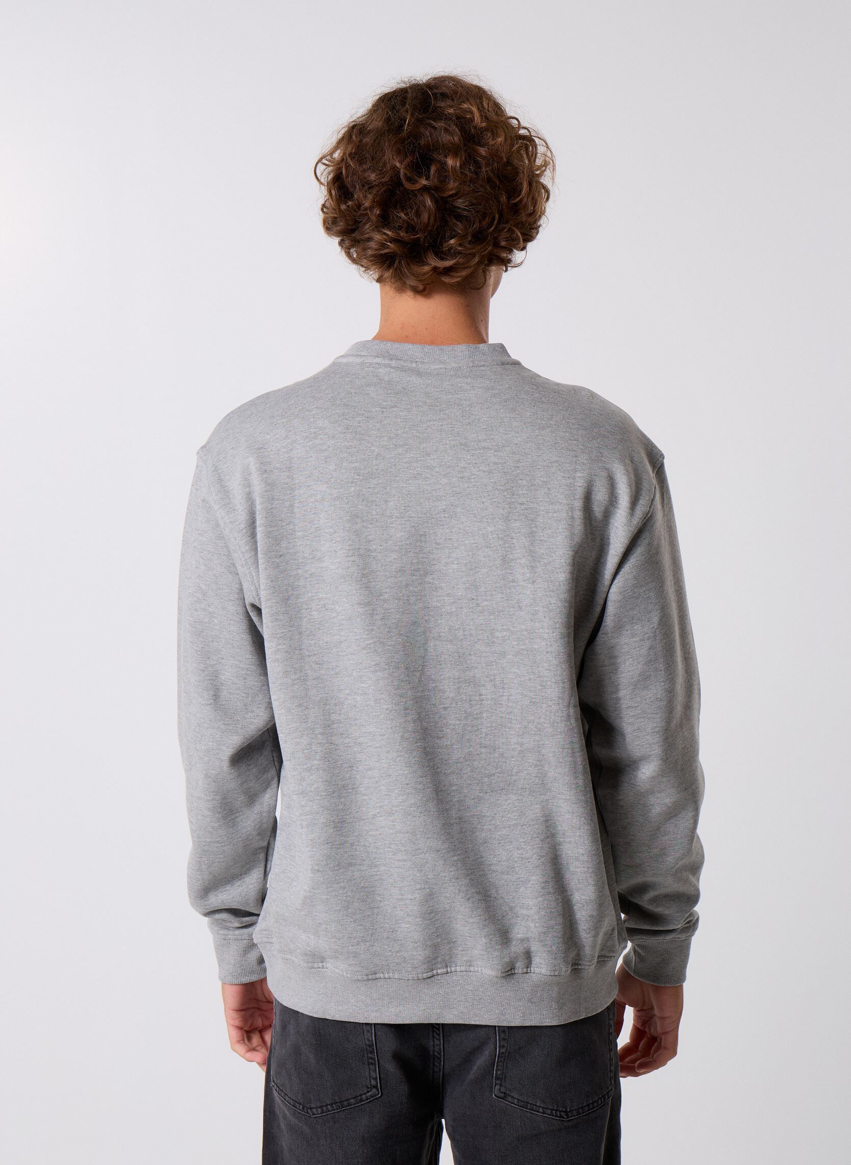 Sweatshirts Cfsigvard Sweat With Large Front Print heren grijs Casual Friday Sweatshirts Cfsigvard Sweat With Large Front Print heren grijs MID GREY MELANGE