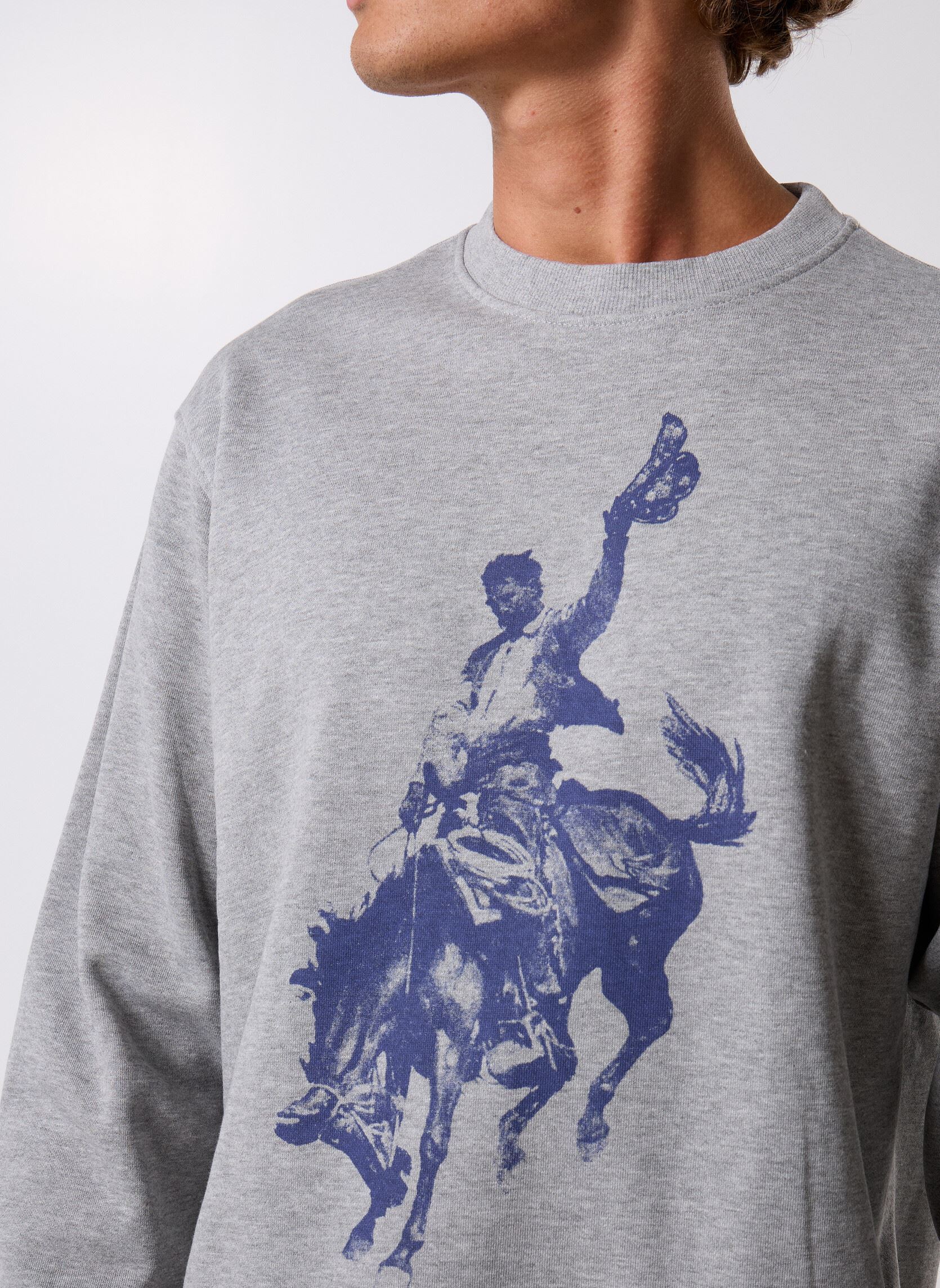 Sweatshirts Cfsigvard Sweat With Large Front Print heren grijs Casual Friday Sweatshirts Cfsigvard Sweat With Large Front Print heren grijs MID GREY MELANGE
