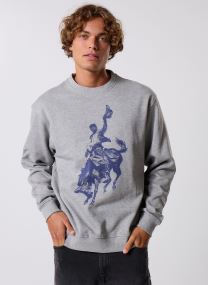 Sweatshirts Cfsigvard Sweat With Large Front Print heren grijs