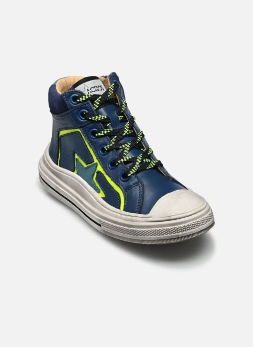 Acebo's Baskets hautes 5961 garçon bleu