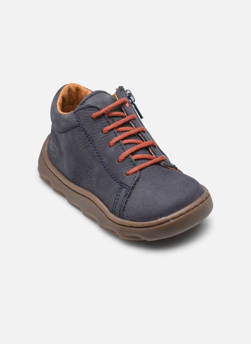 Bopy Stiefeletten / Ankle Boots Bobono Barefoot jungen blau
