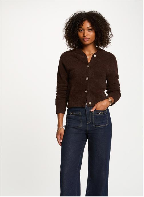 Morgan Gilets 252-MPACK femme marron