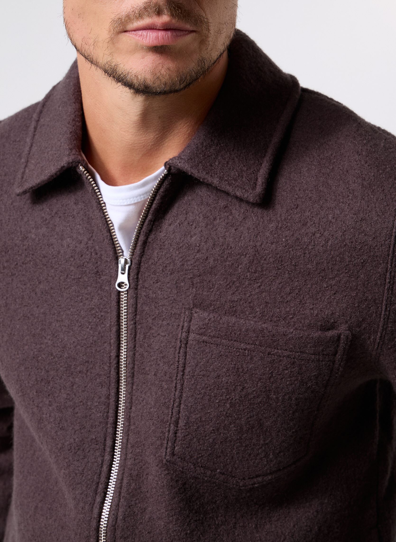 Sweats zippés Hannes full zip 14612 homme marron Samsoe Samsoe Sweats zippés Hannes full zip 14612 homme marron Turkish Coffee