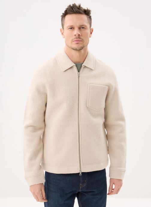 Samsoe Samsoe Sweats zippés Hannes full zip 14612 homme beige