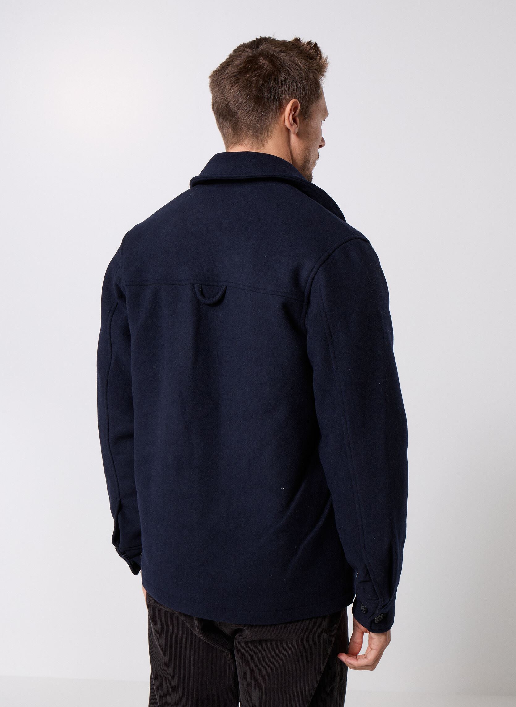 Jacken Pally shirt jacket 14163 herren blau Samsoe Samsoe Jacken Pally shirt jacket 14163 herren blau Salute