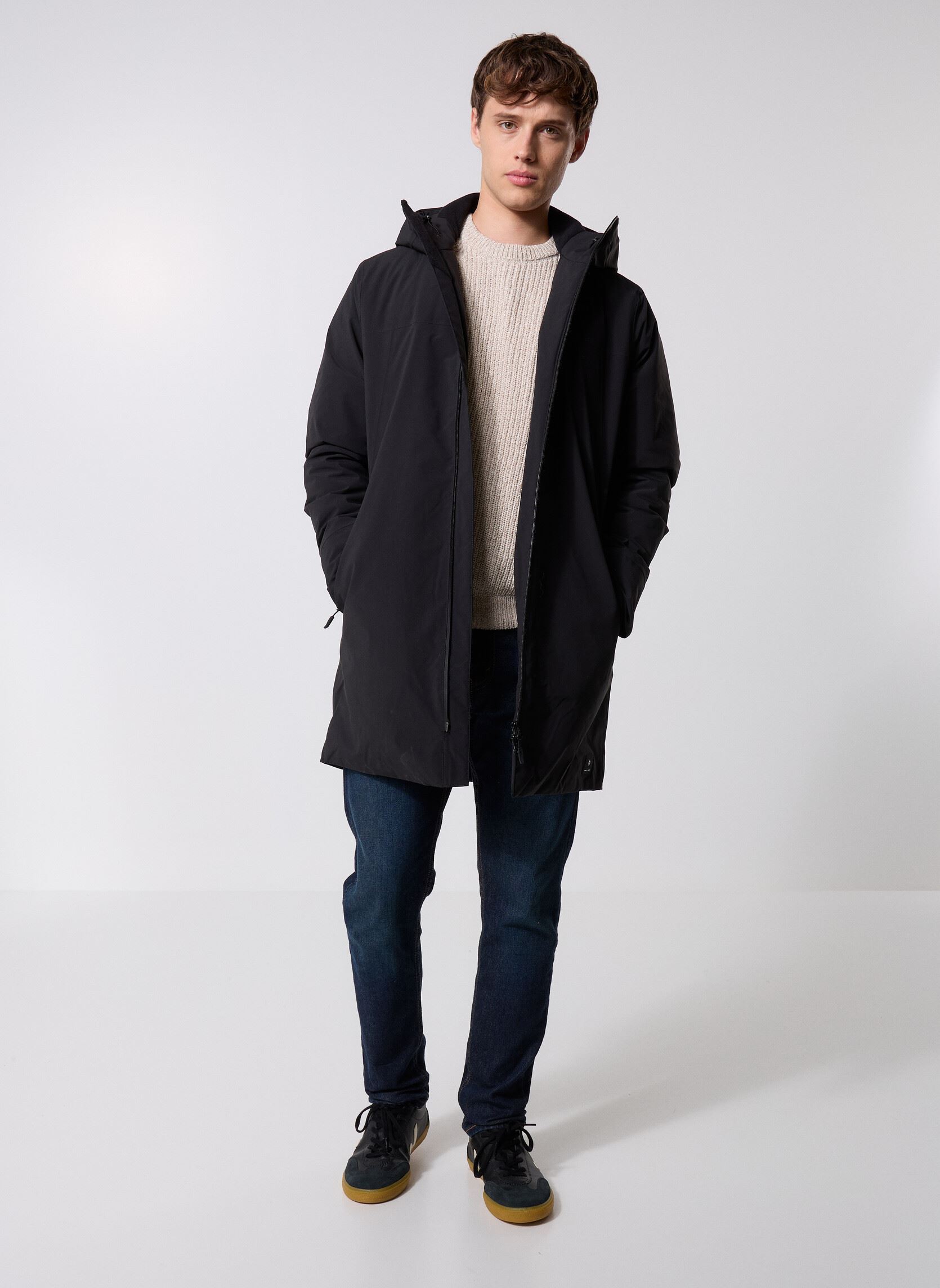Vestes imperméables Saclaus jacket 15144 homme noir Samsoe Samsoe Vestes imperméables Saclaus jacket 15144 homme noir Black