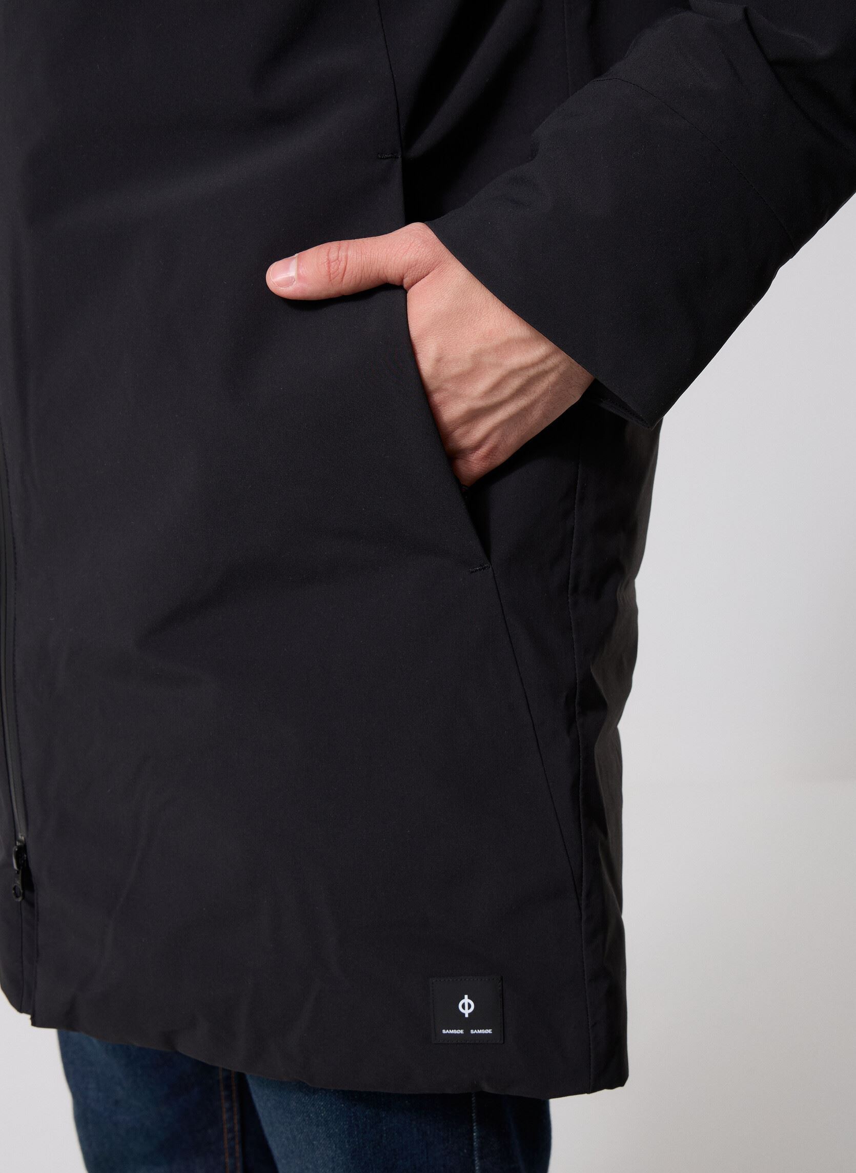 Vestes imperméables Saclaus jacket 15144 homme noir Samsoe Samsoe Vestes imperméables Saclaus jacket 15144 homme noir Black