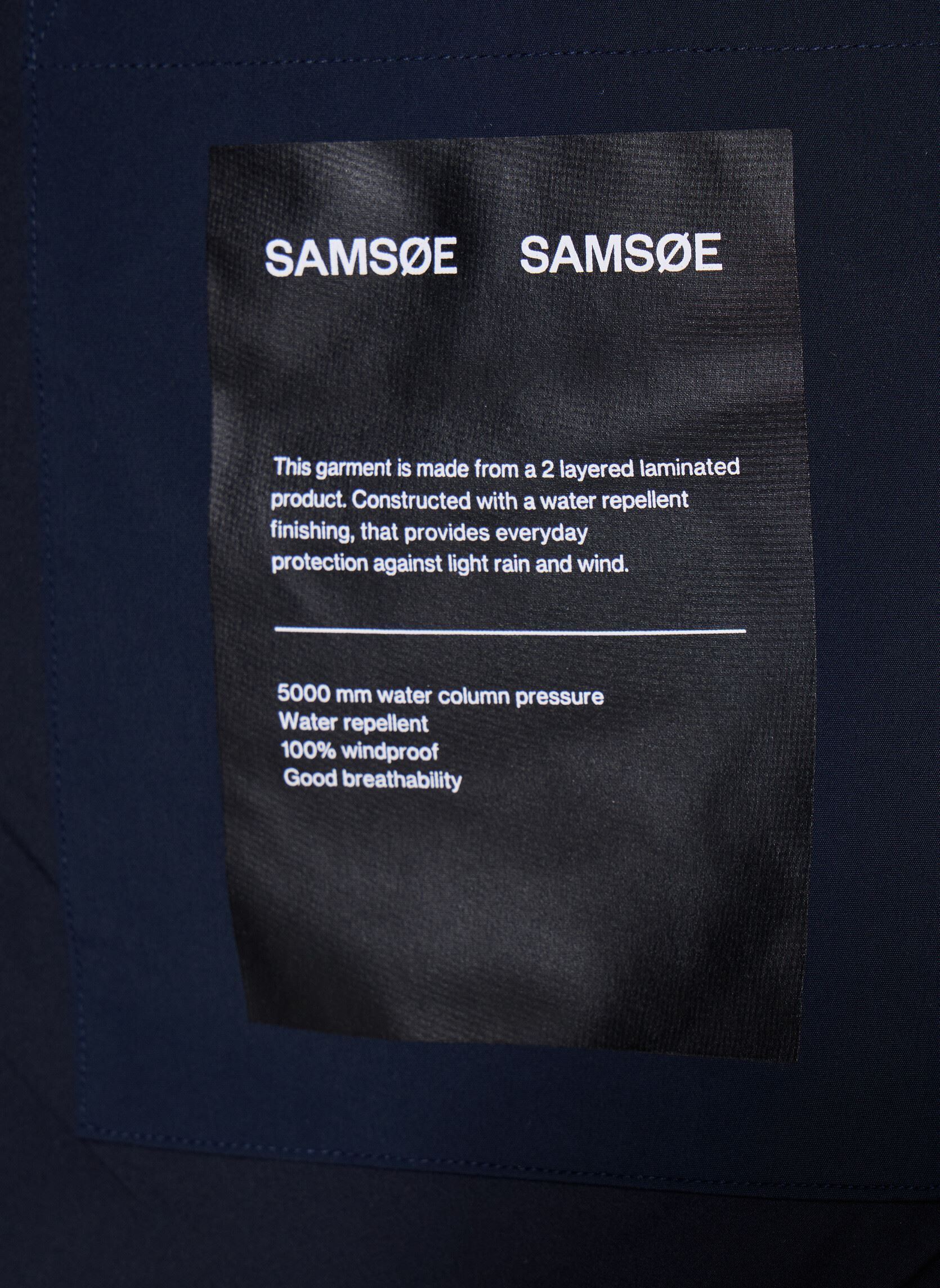 Trench-coats Sabo x trench coat 15144 homme bleu Samsoe Samsoe Trench-coats Sabo x trench coat 15144 homme bleu SALUTE