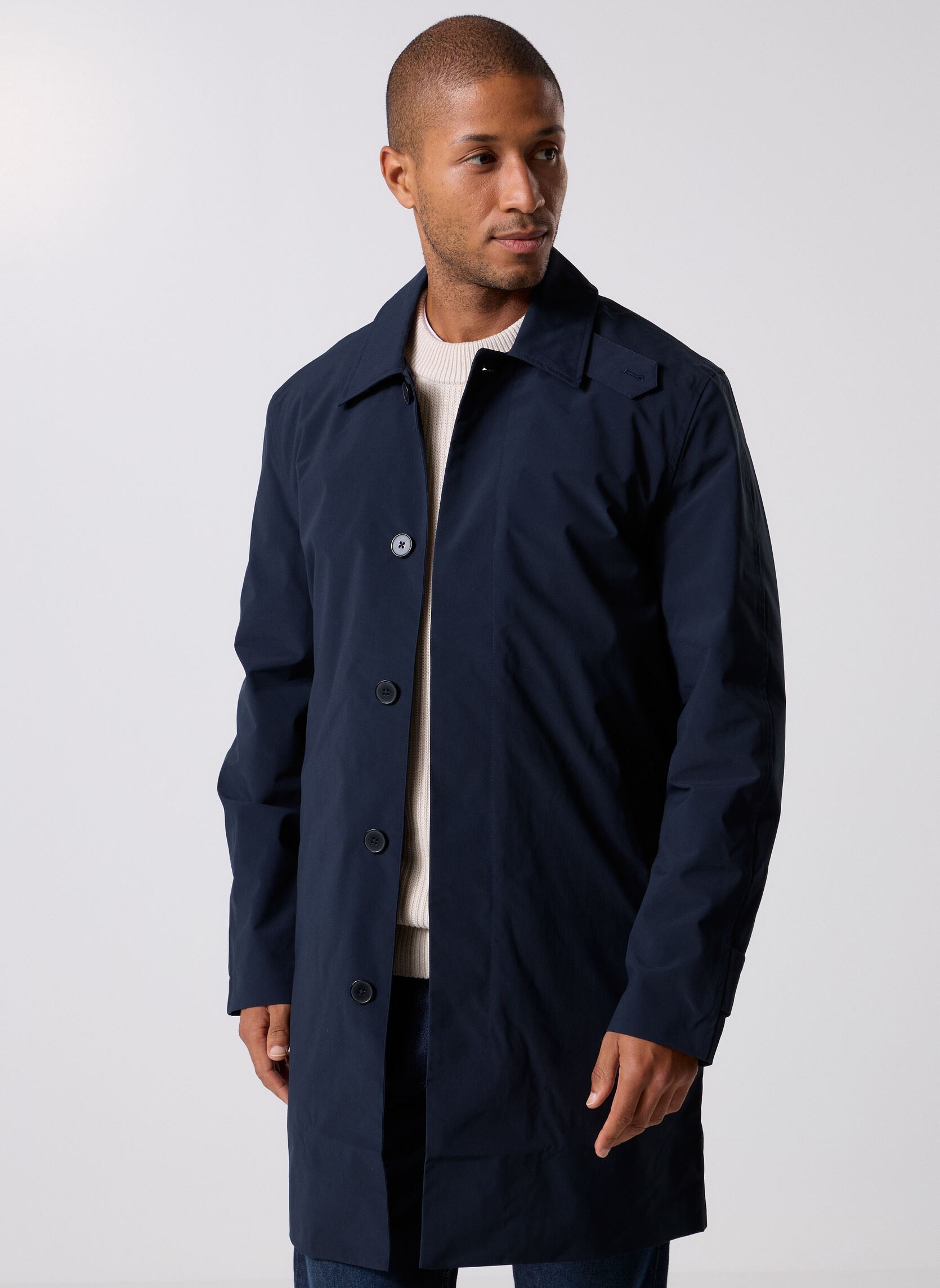 Trench-coats Sabo x trench coat 15144 homme bleu Samsoe Samsoe Trench-coats Sabo x trench coat 15144 homme bleu SALUTE