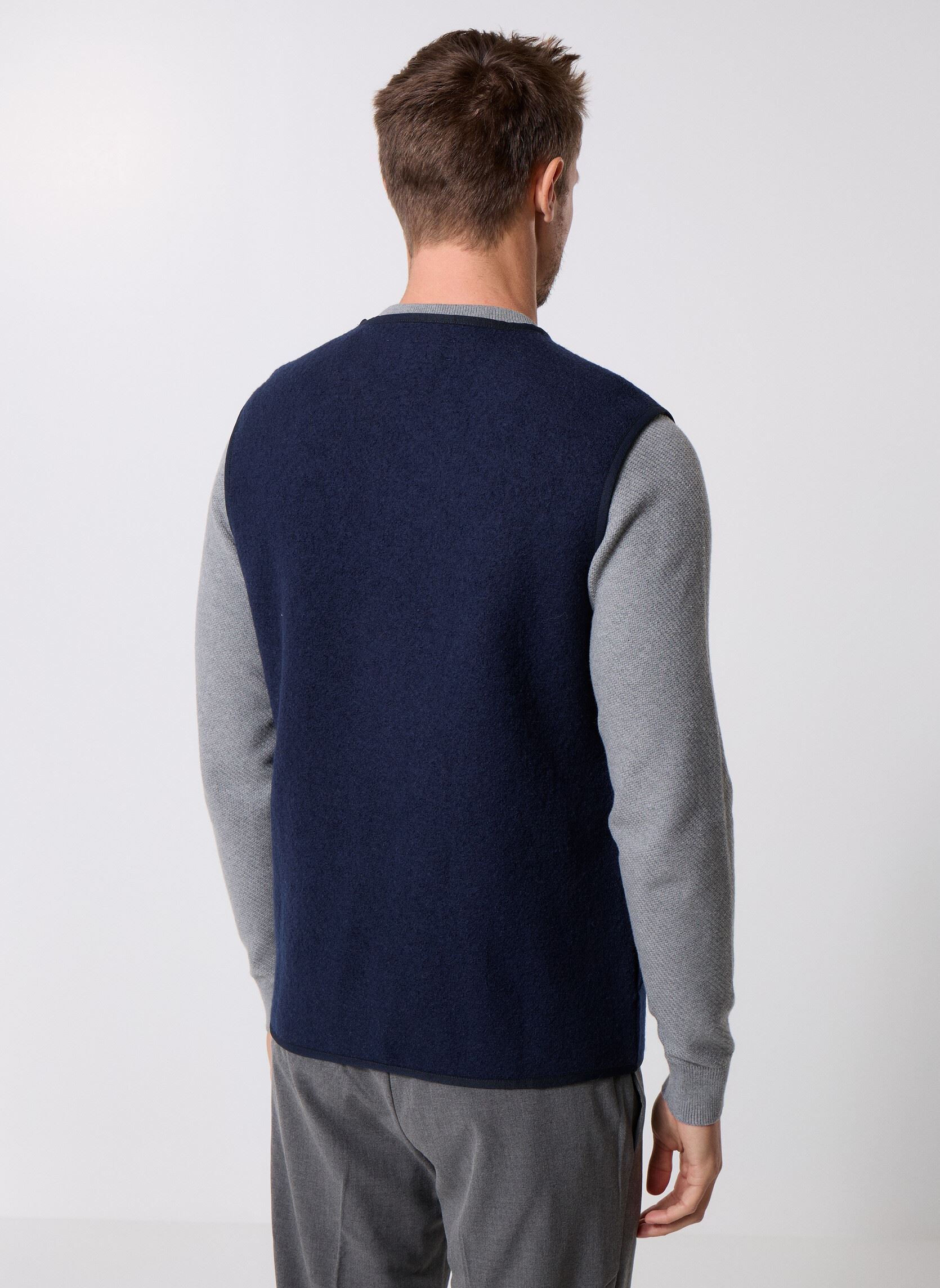 Vesten Sahannes vest 14612 heren blauw Samsoe Samsoe Vesten Sahannes vest 14612 heren blauw Salute