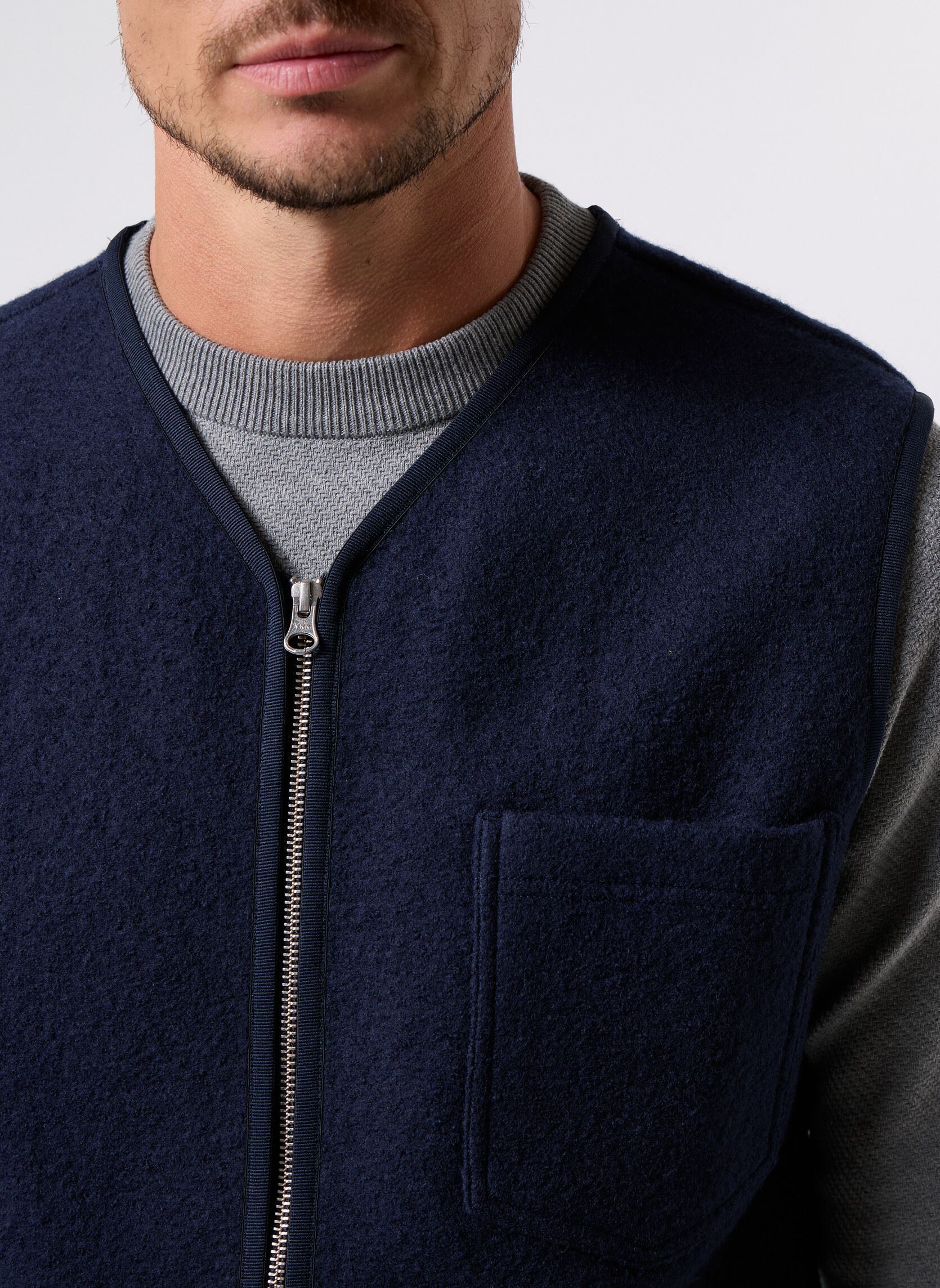 Vesten Sahannes vest 14612 heren blauw Samsoe Samsoe Vesten Sahannes vest 14612 heren blauw Salute