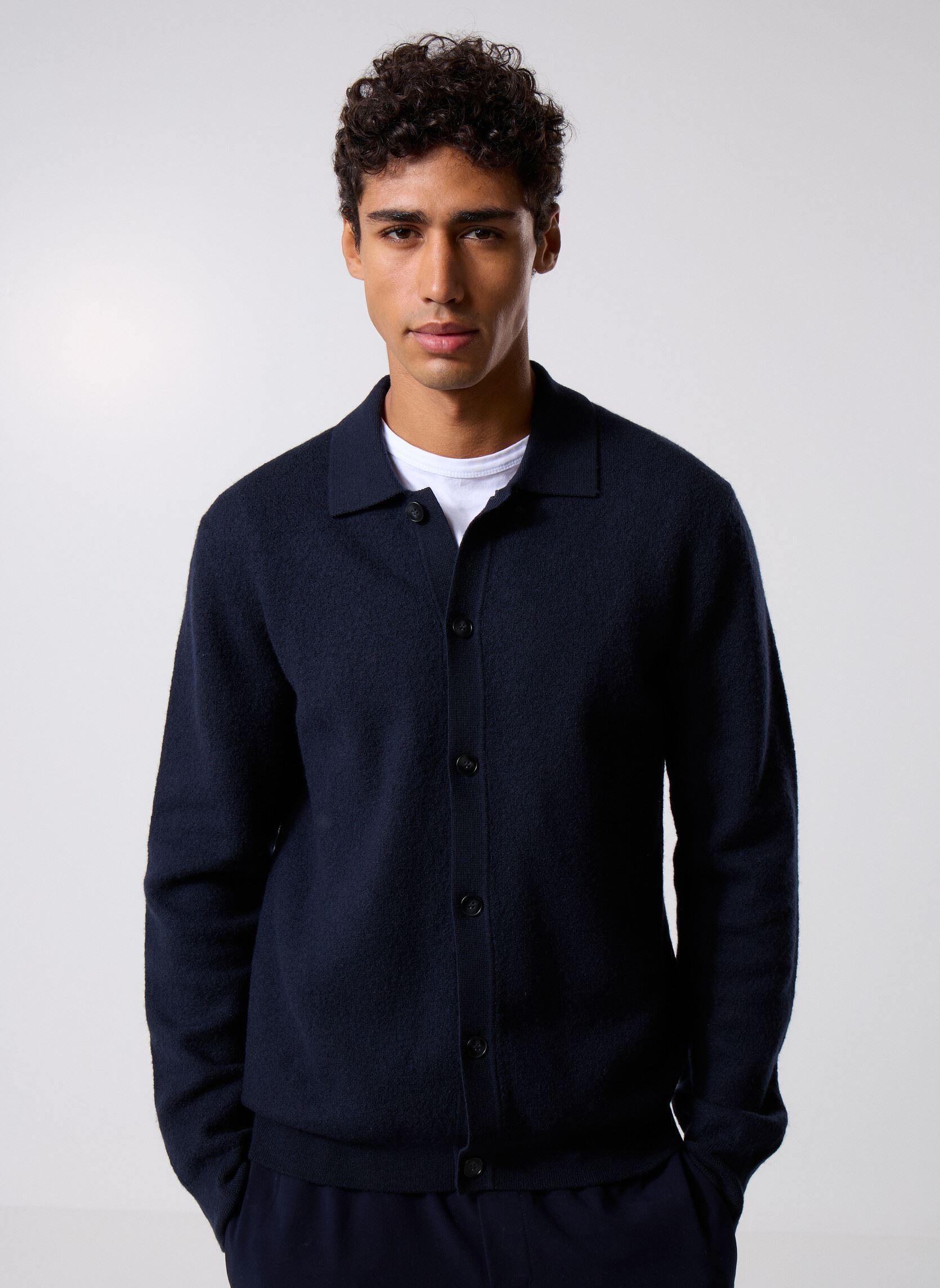 Gilets Sarichard cardigan 15561 homme bleu Samsoe Samsoe Gilets Sarichard cardigan 15561 homme bleu Salute