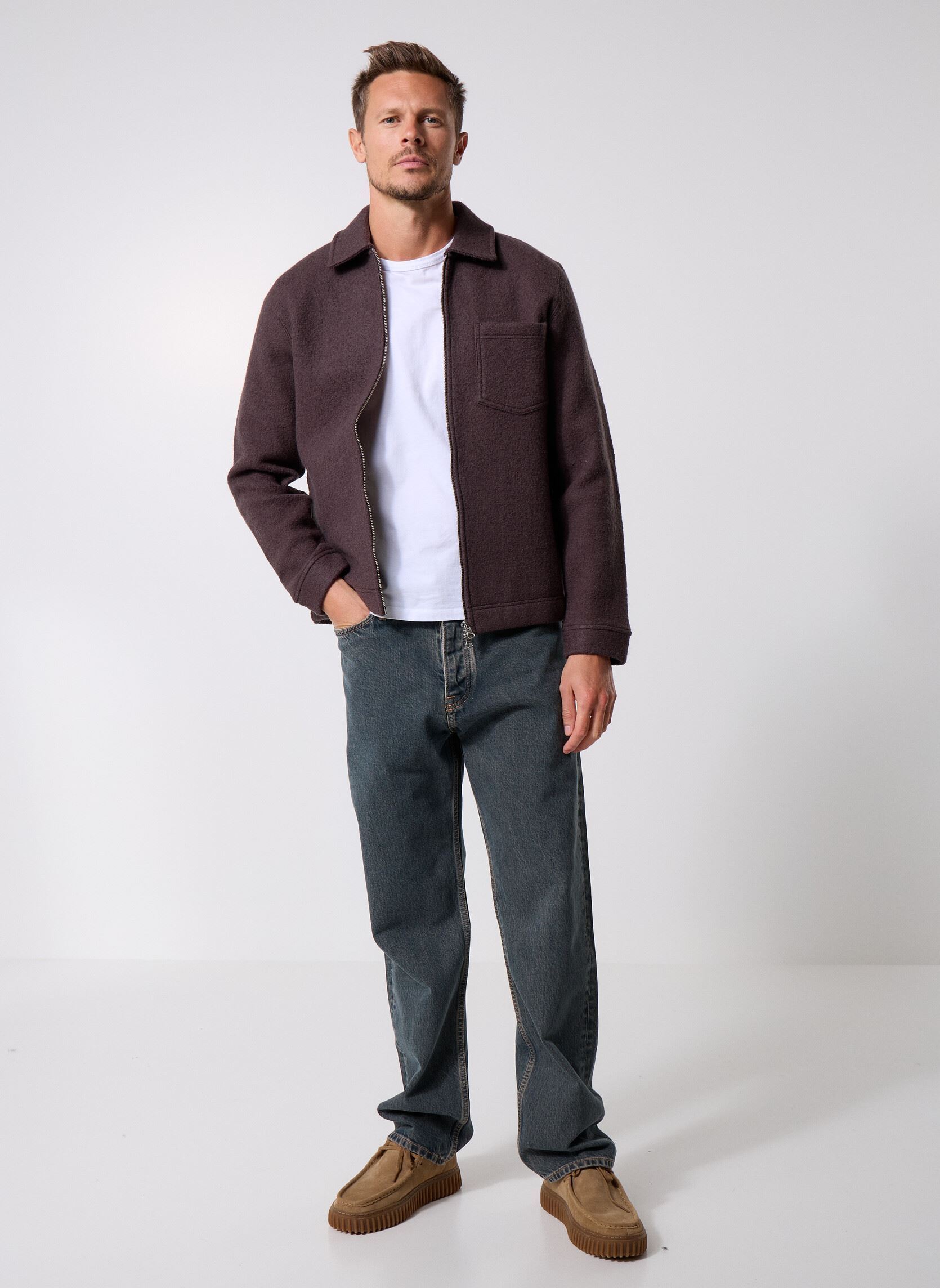 Jeans droit Saeddie jeans 15767 homme bleu Samsoe Samsoe Jeans droit Saeddie jeans 15767 homme bleu BURNT OAK