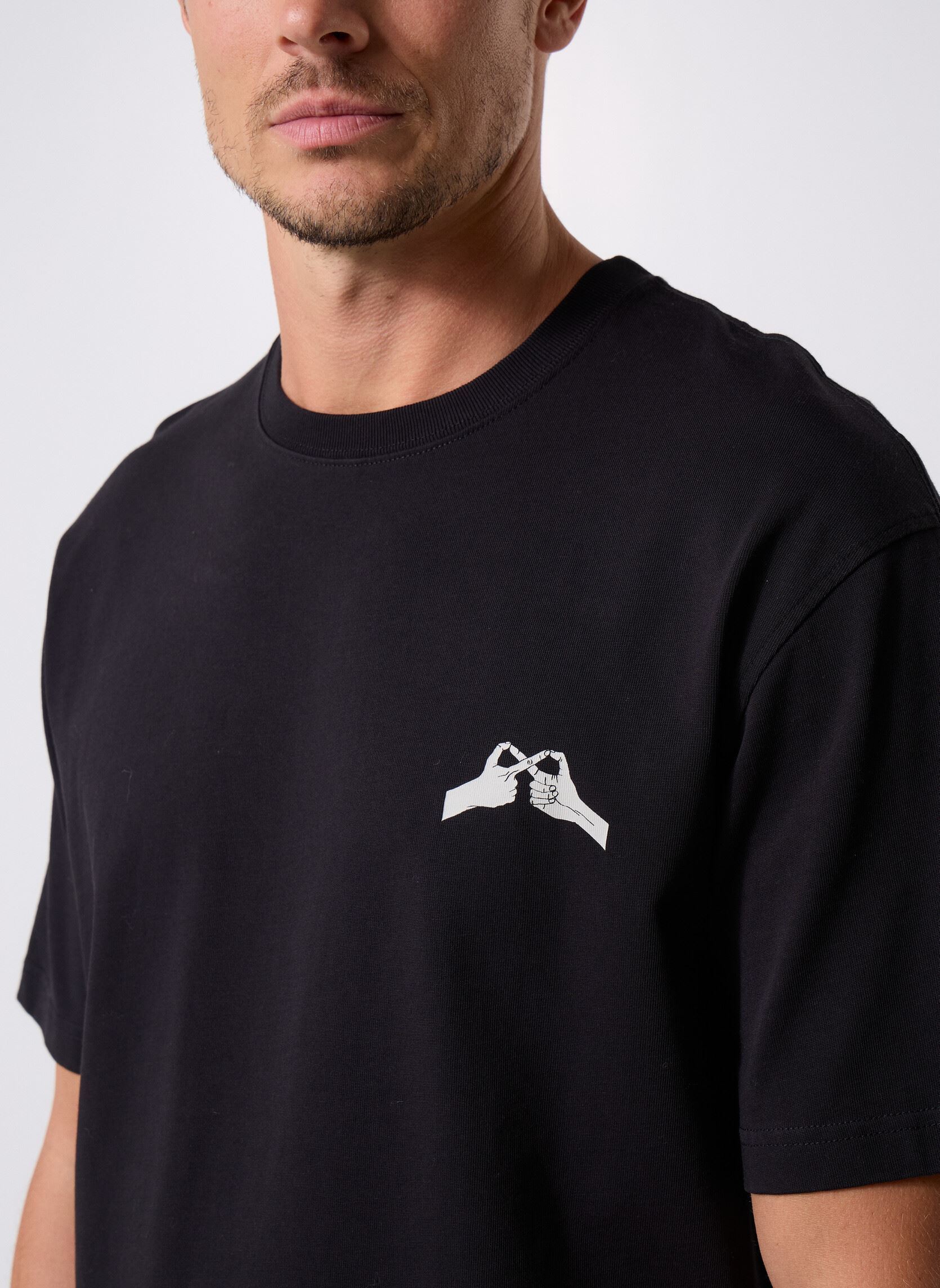 T-shirt a maniche corte Saflorian t-shirt 11725 uomo nero Samsoe Samsoe T-shirt a maniche corte Saflorian t-shirt 11725 uomo nero To connect