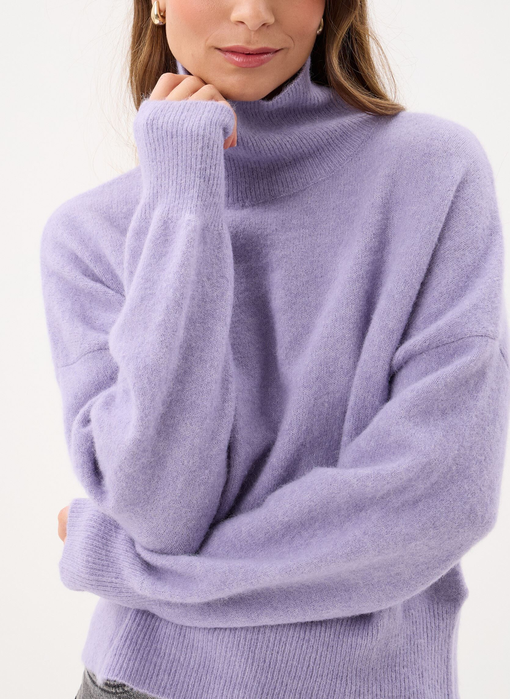 Pulls Nola t-n 7355 femme violet Samsoe Samsoe Pulls Nola t-n 7355 femme violet WISTERIA