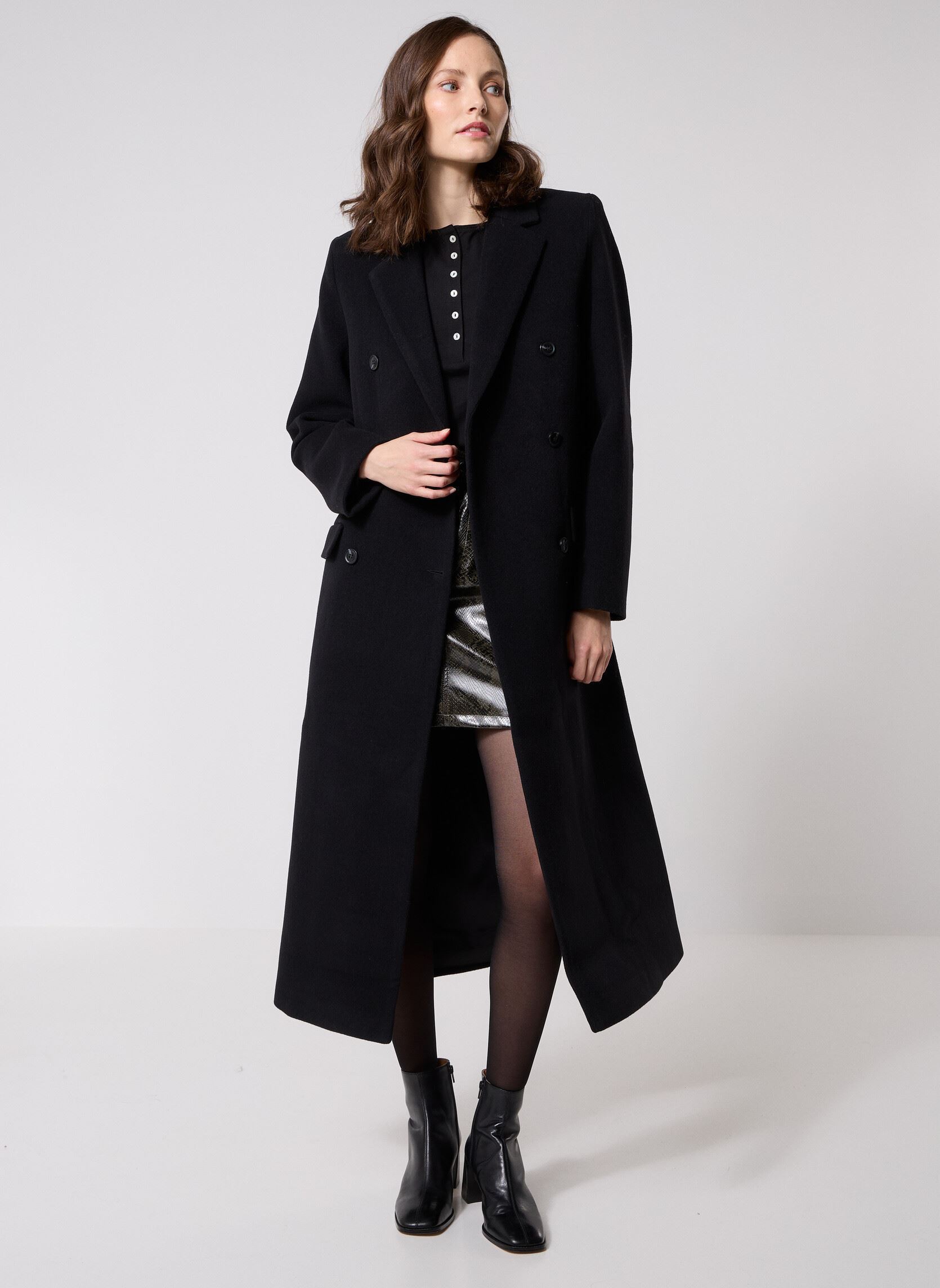 Mäntel Falcon coat 11104 damen schwarz Samsoe Samsoe Mäntel Falcon coat 11104 damen schwarz Black