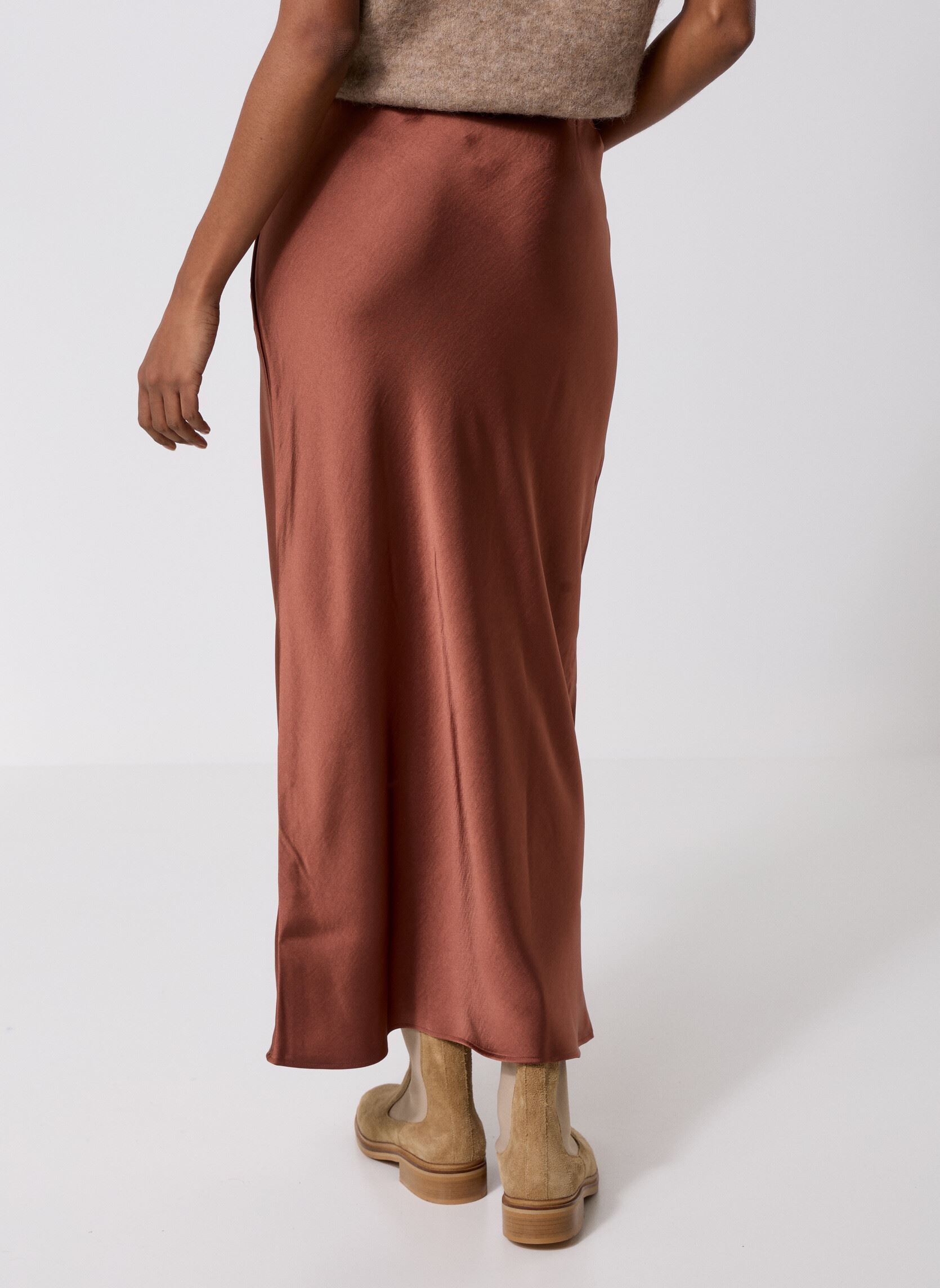 Lange Röcke Saagneta long skirt 12956 damen orange Samsoe Samsoe Lange Röcke Saagneta long skirt 12956 damen orange TORTOISE SHELL