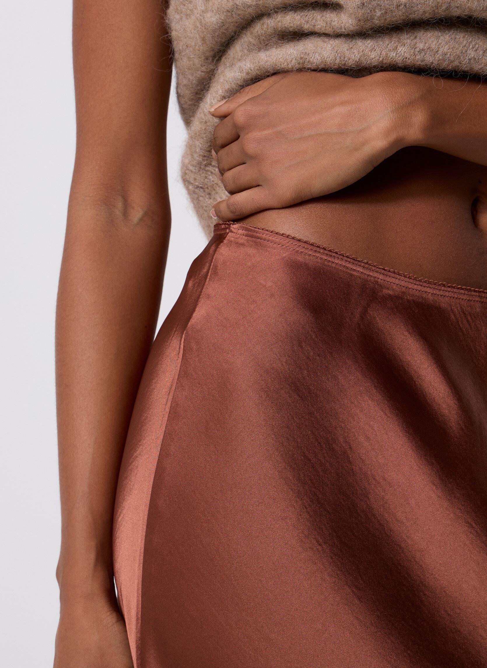 Lange Röcke Saagneta long skirt 12956 damen orange Samsoe Samsoe Lange Röcke Saagneta long skirt 12956 damen orange TORTOISE SHELL