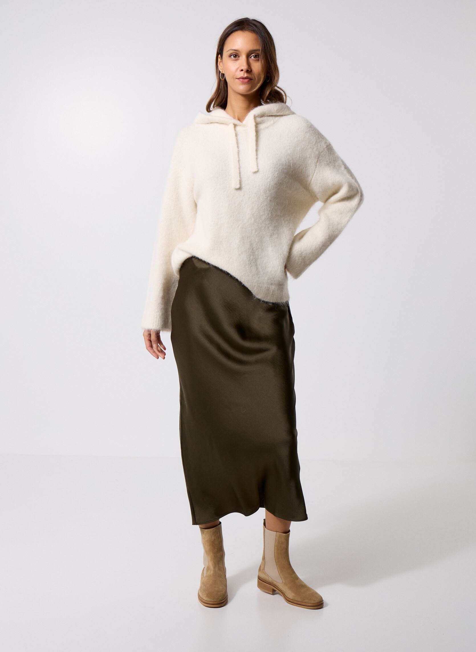 Jupes longues Saagneta long skirt 12956 femme vert Samsoe Samsoe Jupes longues Saagneta long skirt 12956 femme vert DEEP FOREST