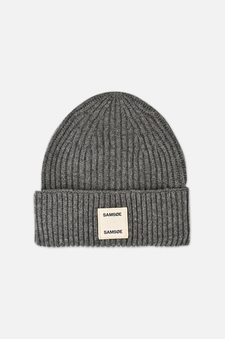 Samsoe Samsoe Bonnets Samsoe W beanie 15010 femme gris