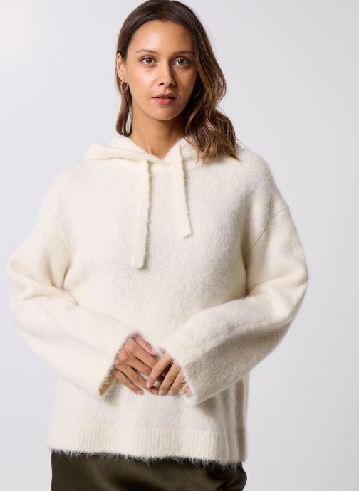 Samsoe Samsoe Hoodies Saskia hoodie 15730 dames wit