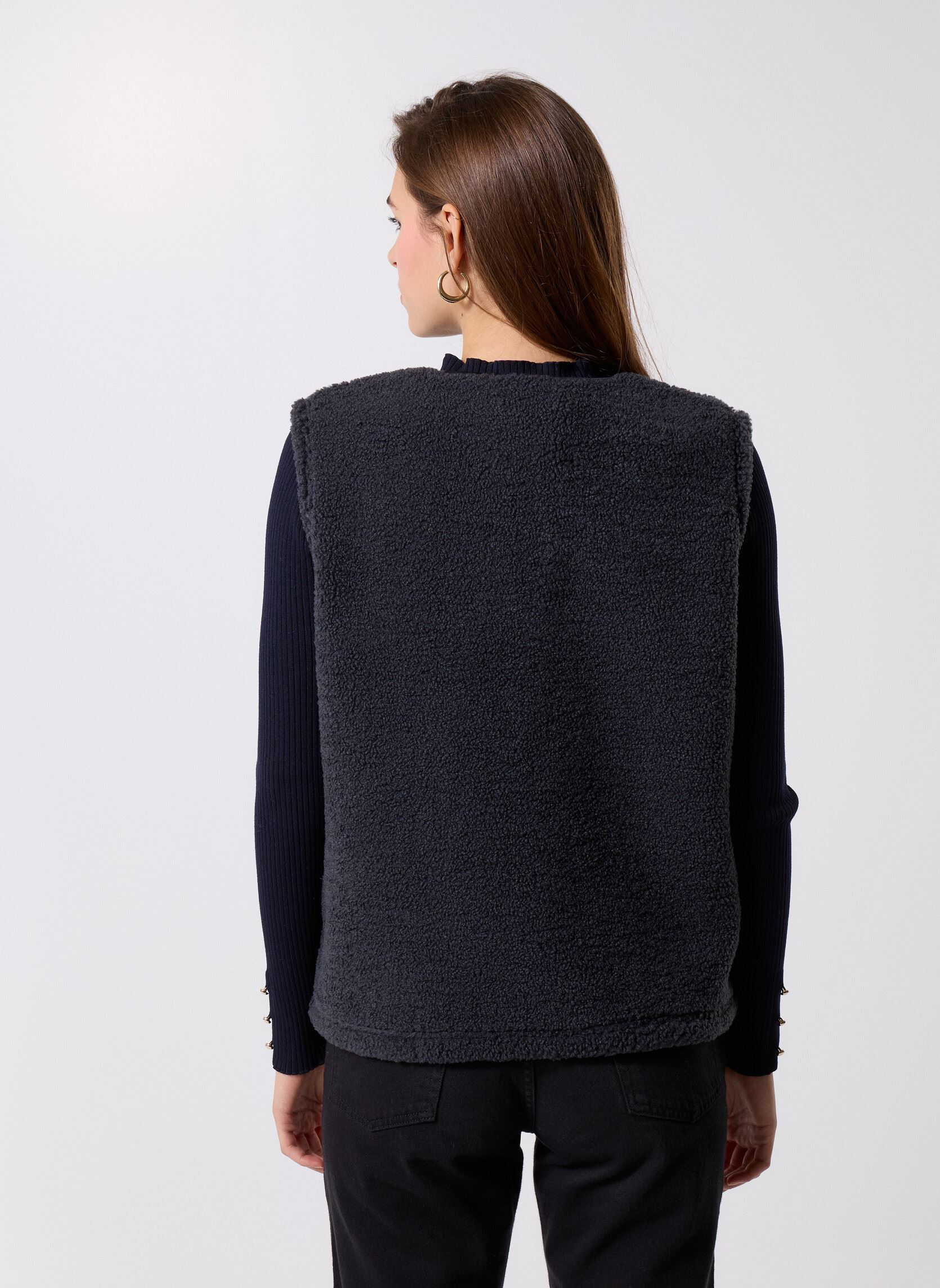 Westen Saautumns vest 14927 damen grau Samsoe Samsoe Westen Saautumns vest 14927 damen grau Charcoal art