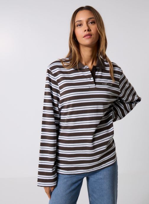 Samsoe Samsoe Polos manches longues Sadover ls polo 15512 femme marron