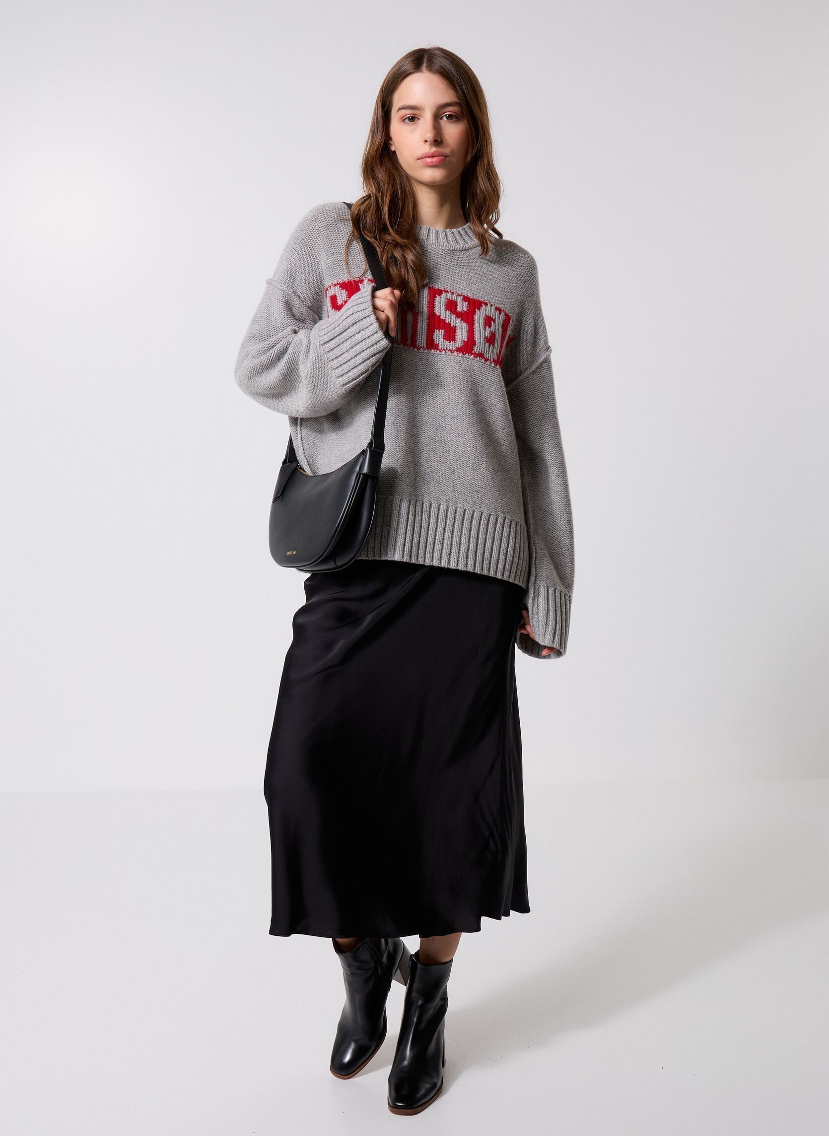 Jupes longues Samiley skirt 15755 femme noir Samsoe Samsoe Jupes longues Samiley skirt 15755 femme noir Black