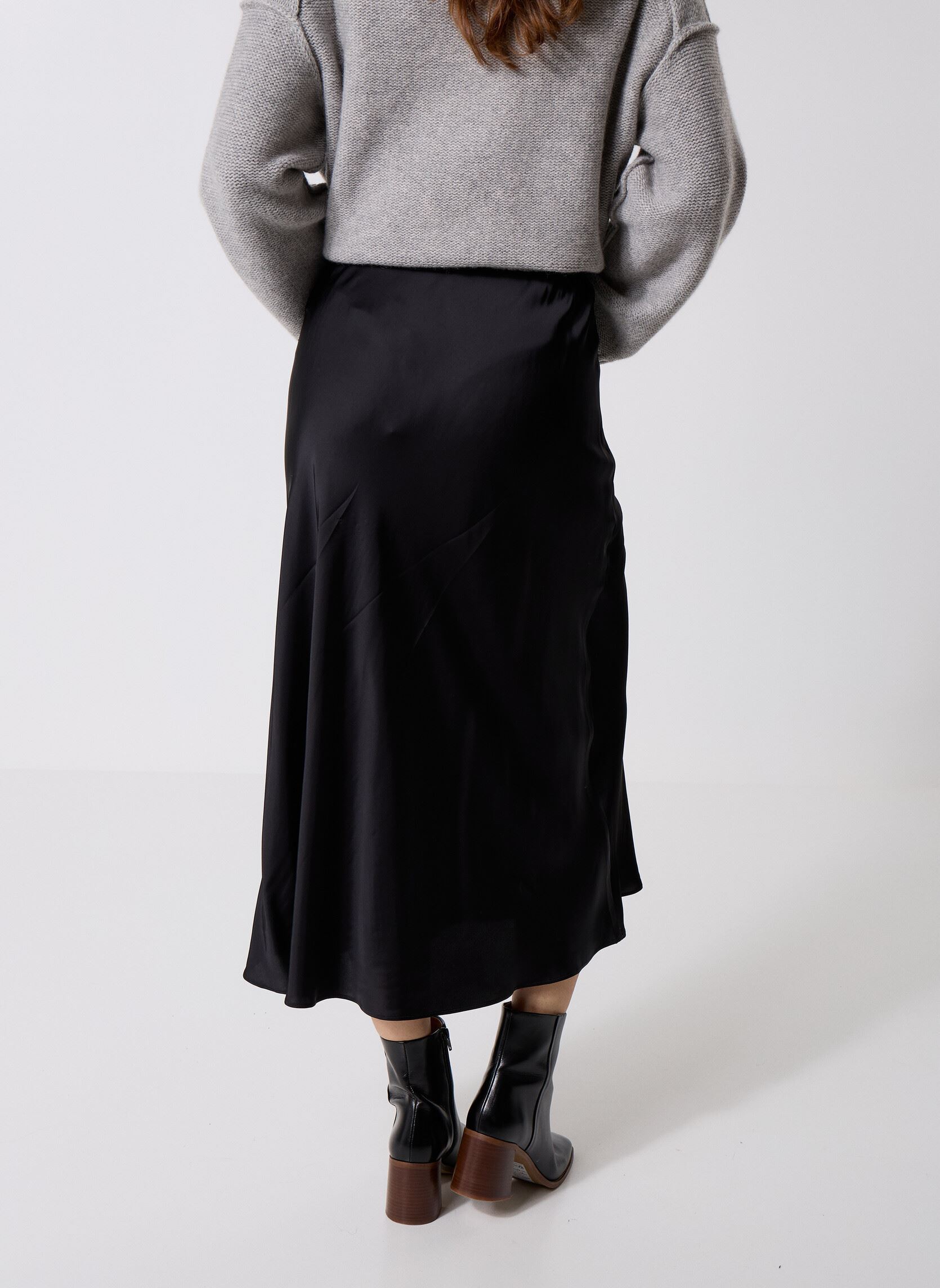 Jupes longues Samiley skirt 15755 femme noir Samsoe Samsoe Jupes longues Samiley skirt 15755 femme noir Black