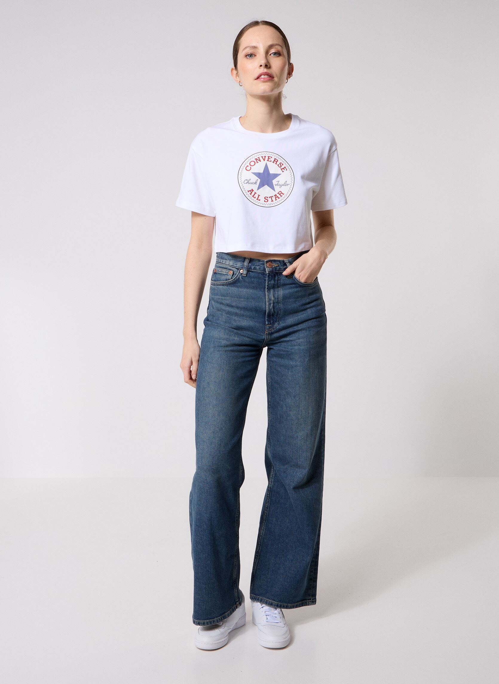 Weite Jeans Sarebecca jeans 15768 damen blau Samsoe Samsoe Weite Jeans Sarebecca jeans 15768 damen blau Vermont blue