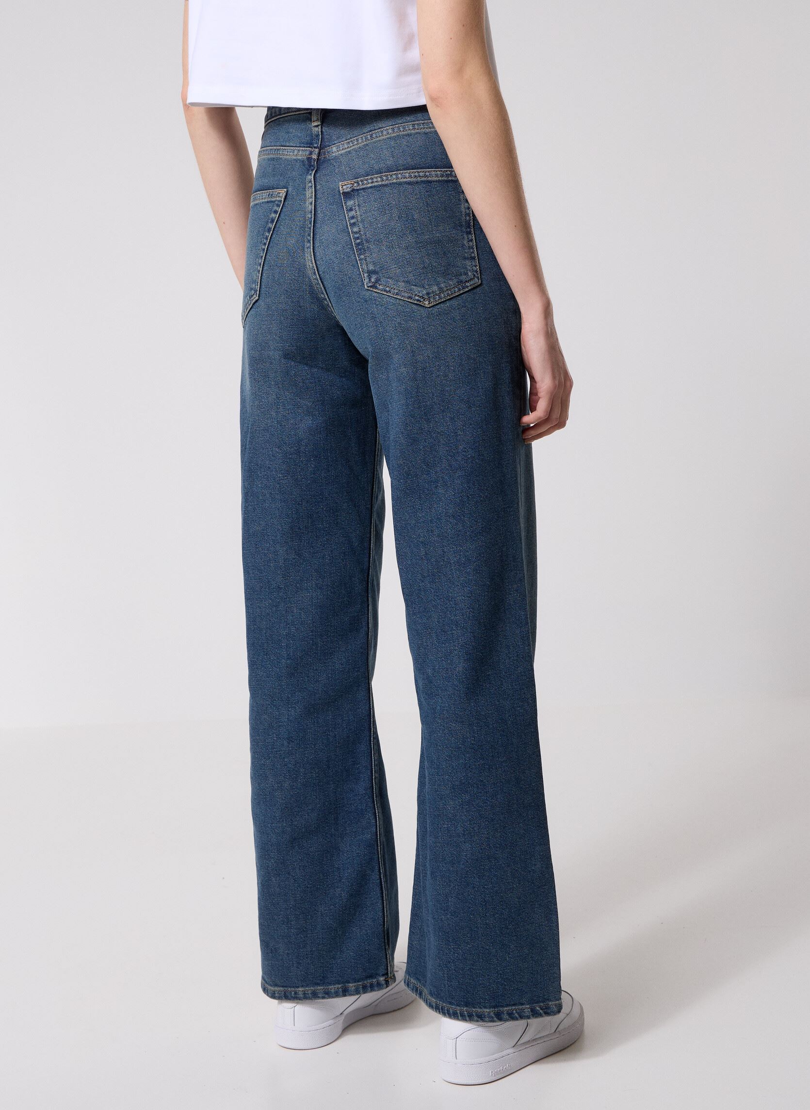 Weite Jeans Sarebecca jeans 15768 damen blau Samsoe Samsoe Weite Jeans Sarebecca jeans 15768 damen blau Vermont blue