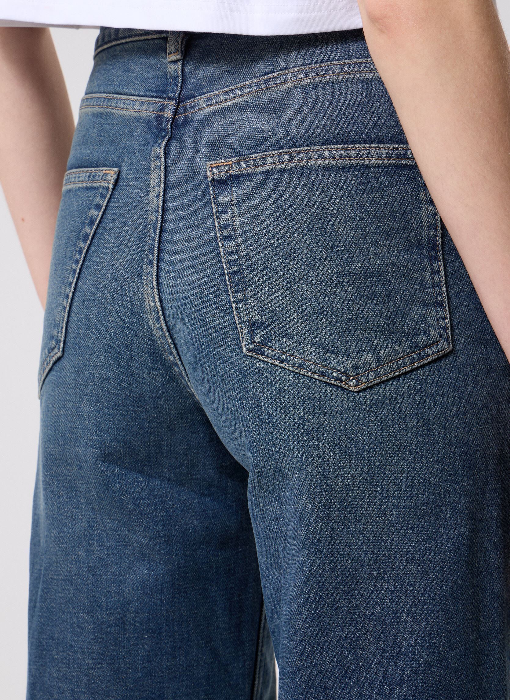 Weite Jeans Sarebecca jeans 15768 damen blau Samsoe Samsoe Weite Jeans Sarebecca jeans 15768 damen blau Vermont blue