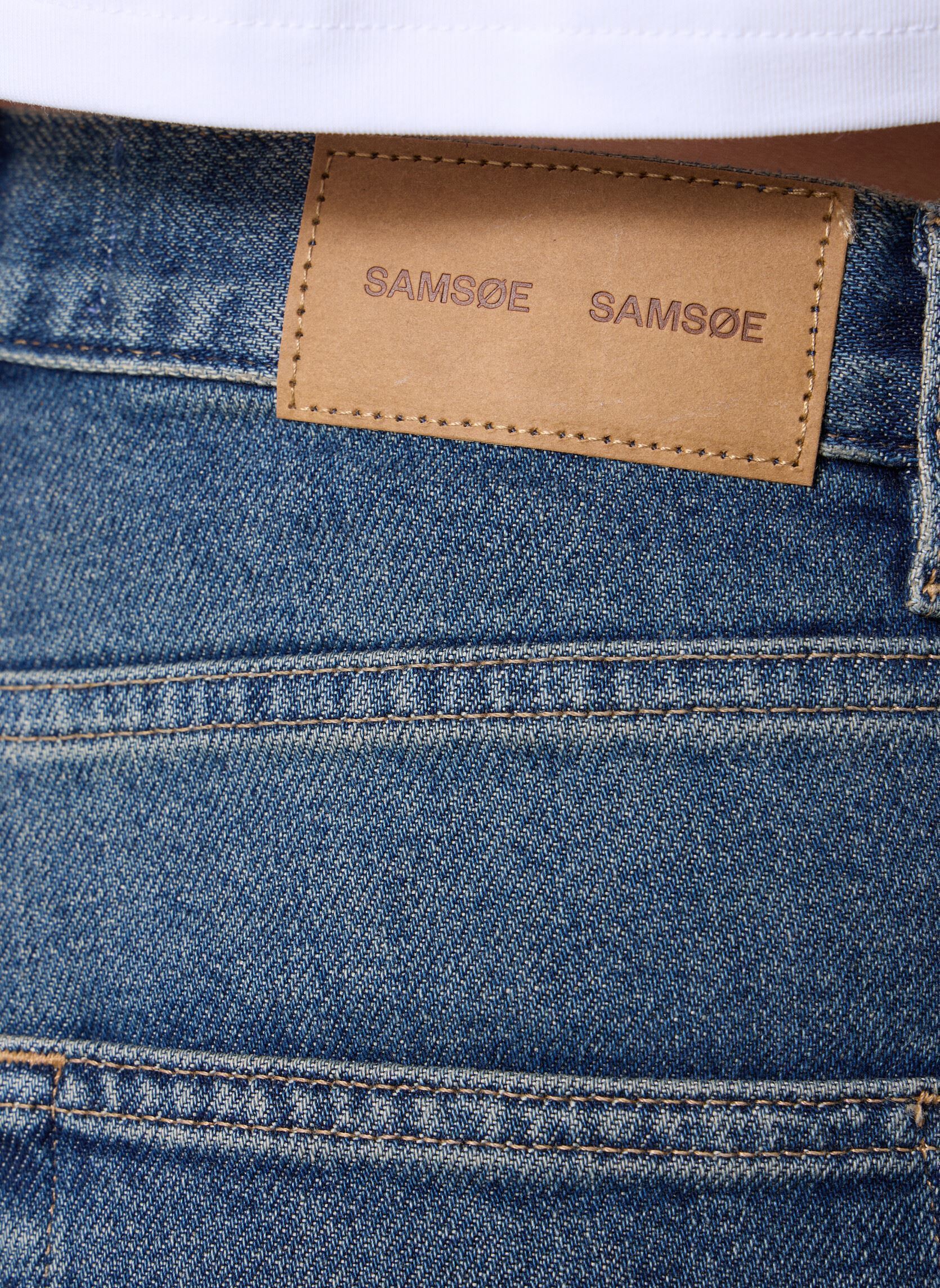 Weite Jeans Sarebecca jeans 15768 damen blau Samsoe Samsoe Weite Jeans Sarebecca jeans 15768 damen blau Vermont blue